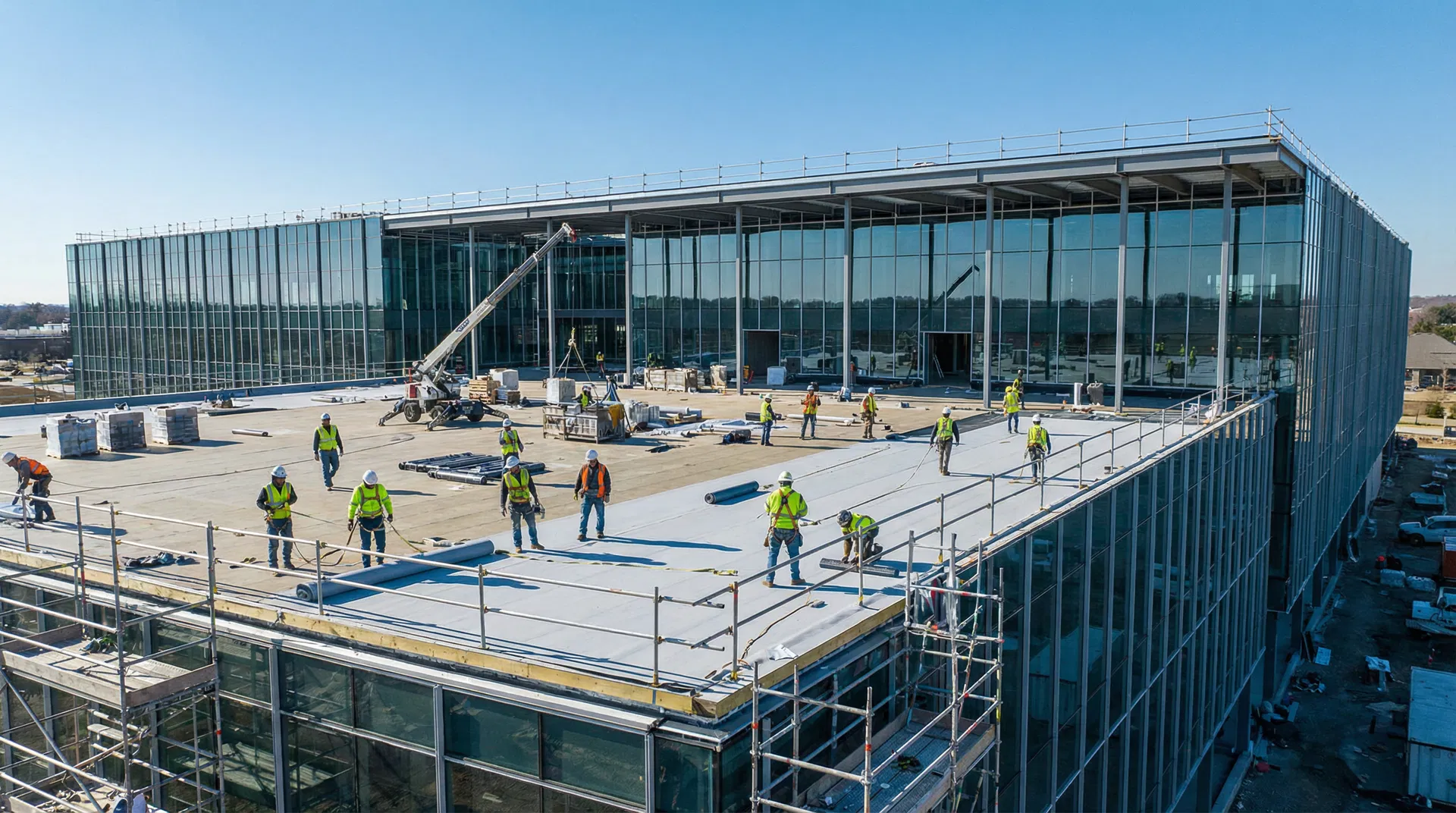 Commercial roofing services