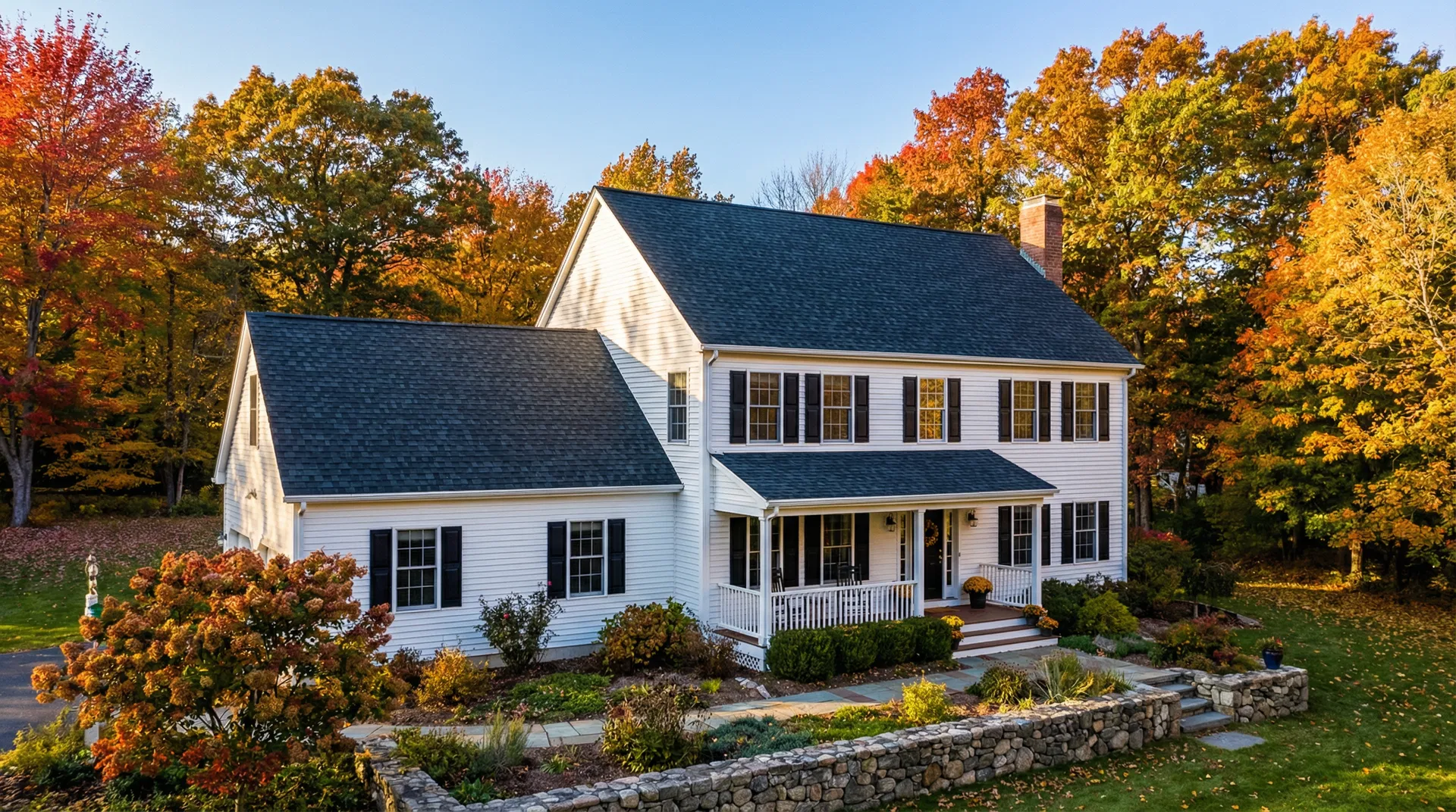 Connecticut residential property showcasing quality roofing work