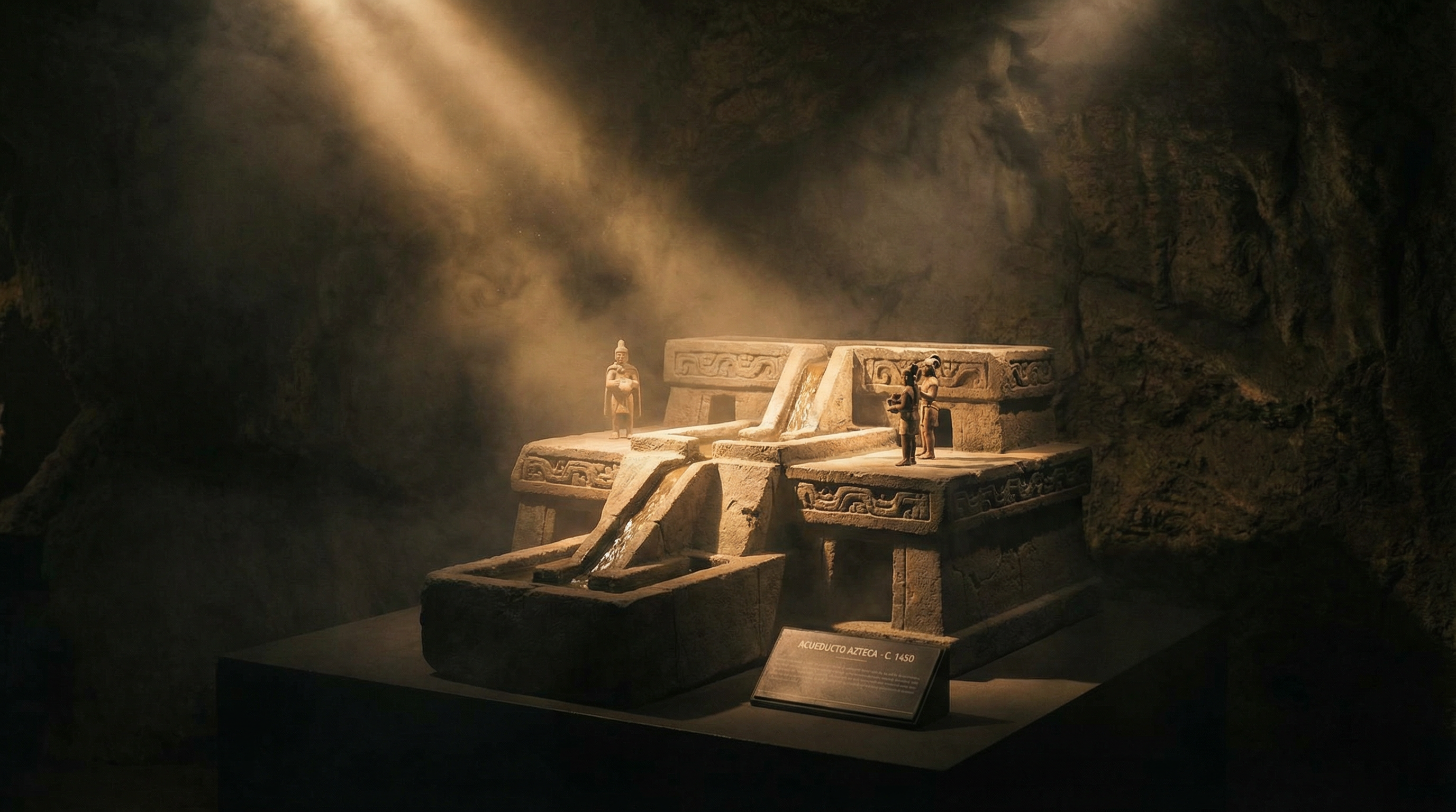 Aztec Aqueduct System — Aztec Empire ancient artifact, Medieval