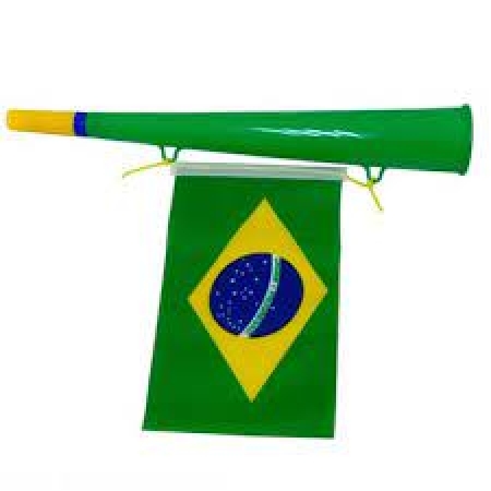 Corneta com Bandeira Brasil
