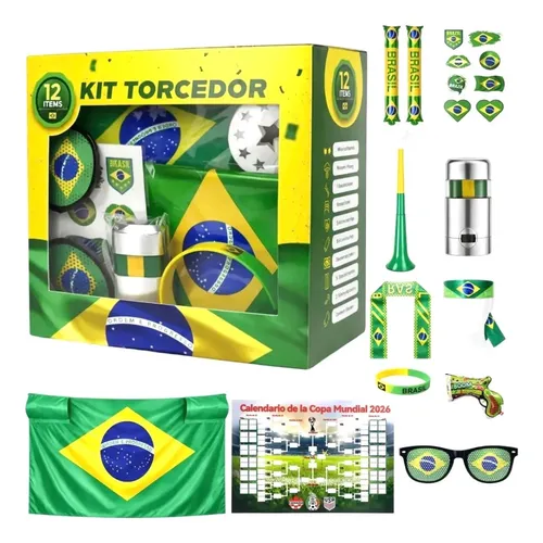 Kit Torcedor Brasil