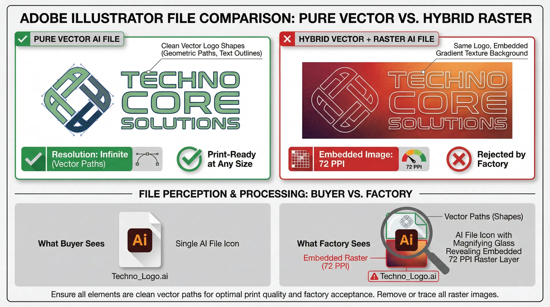 Why Your "Perfect" Adobe Illustrator Logo File Gets Rejected for "Low Resolution" by Custom USB Drive Factories