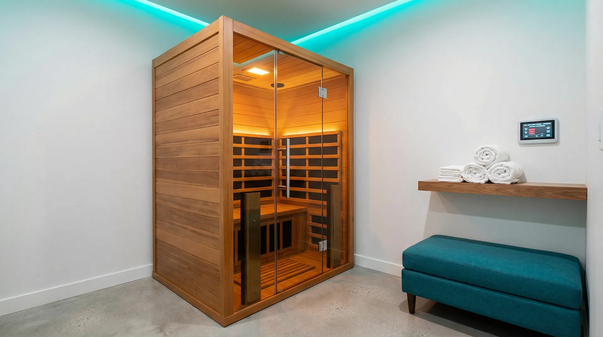FAR infrared sauna cabin