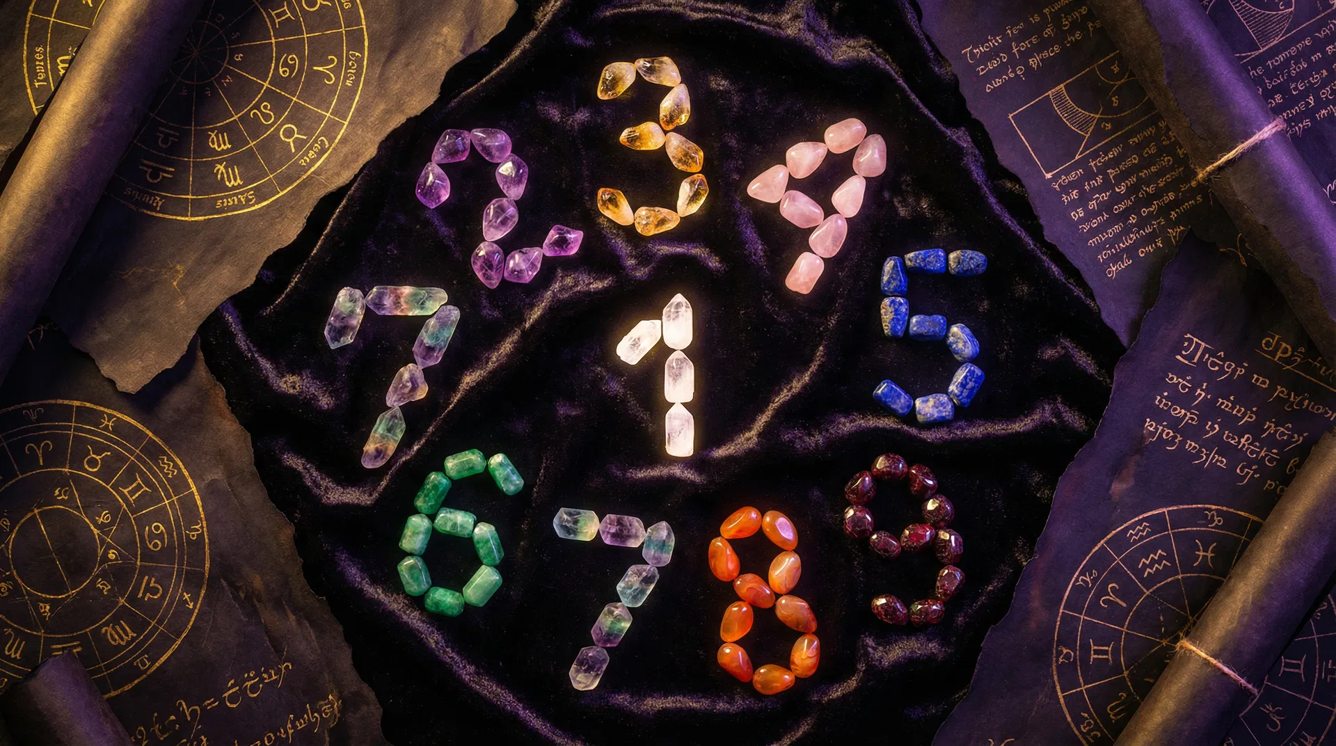 Numeroristalle - Nummerologie