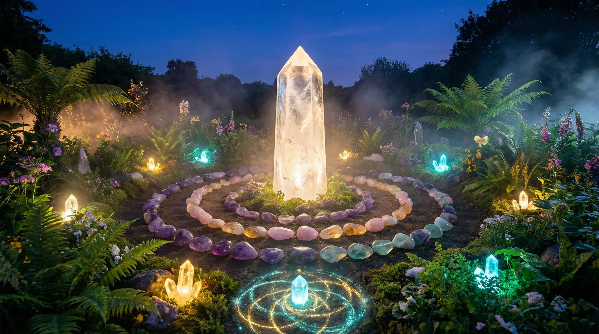 Kristall-Heilgarten Oase