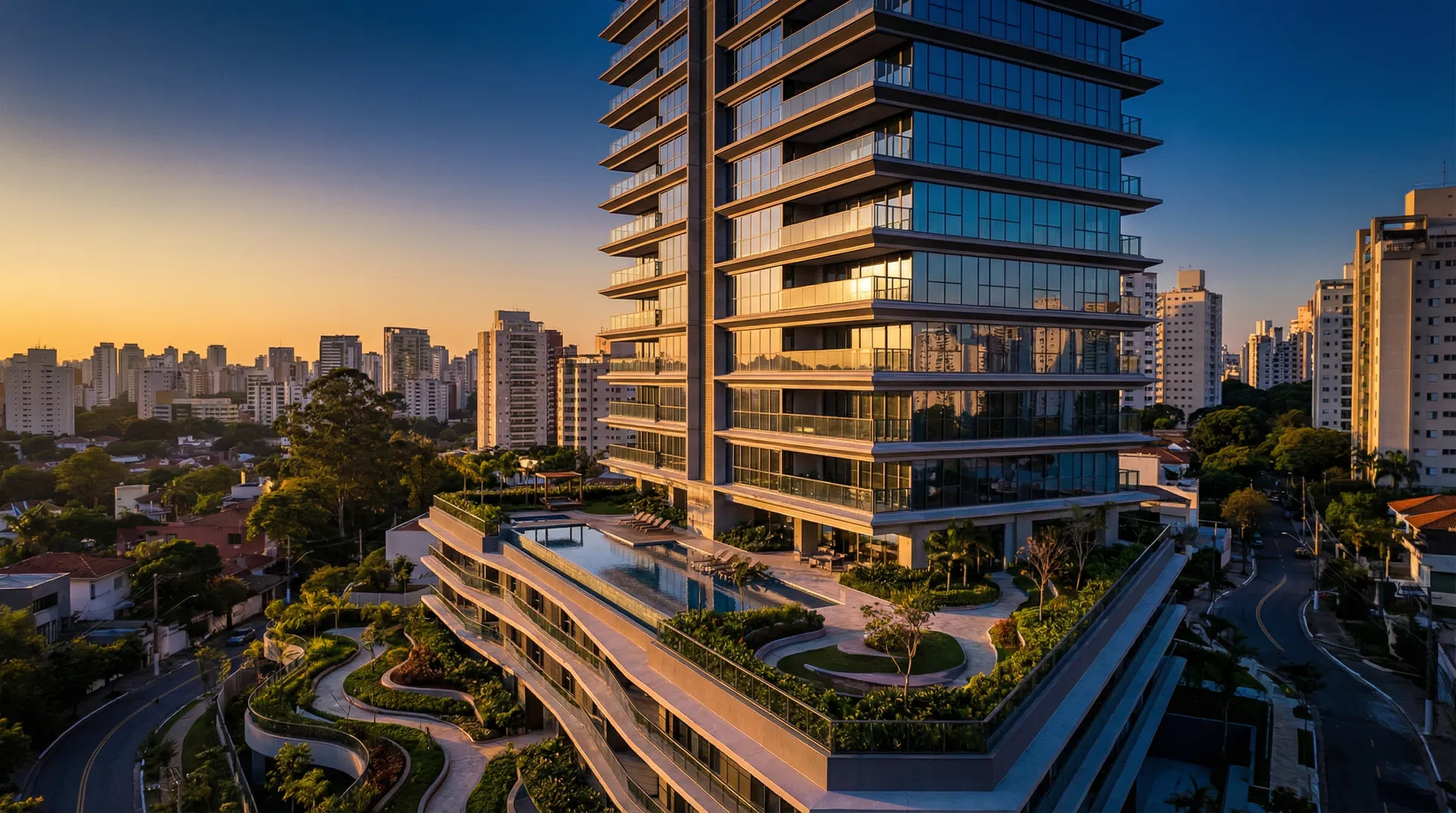 Condomínio moderno em São Paulo