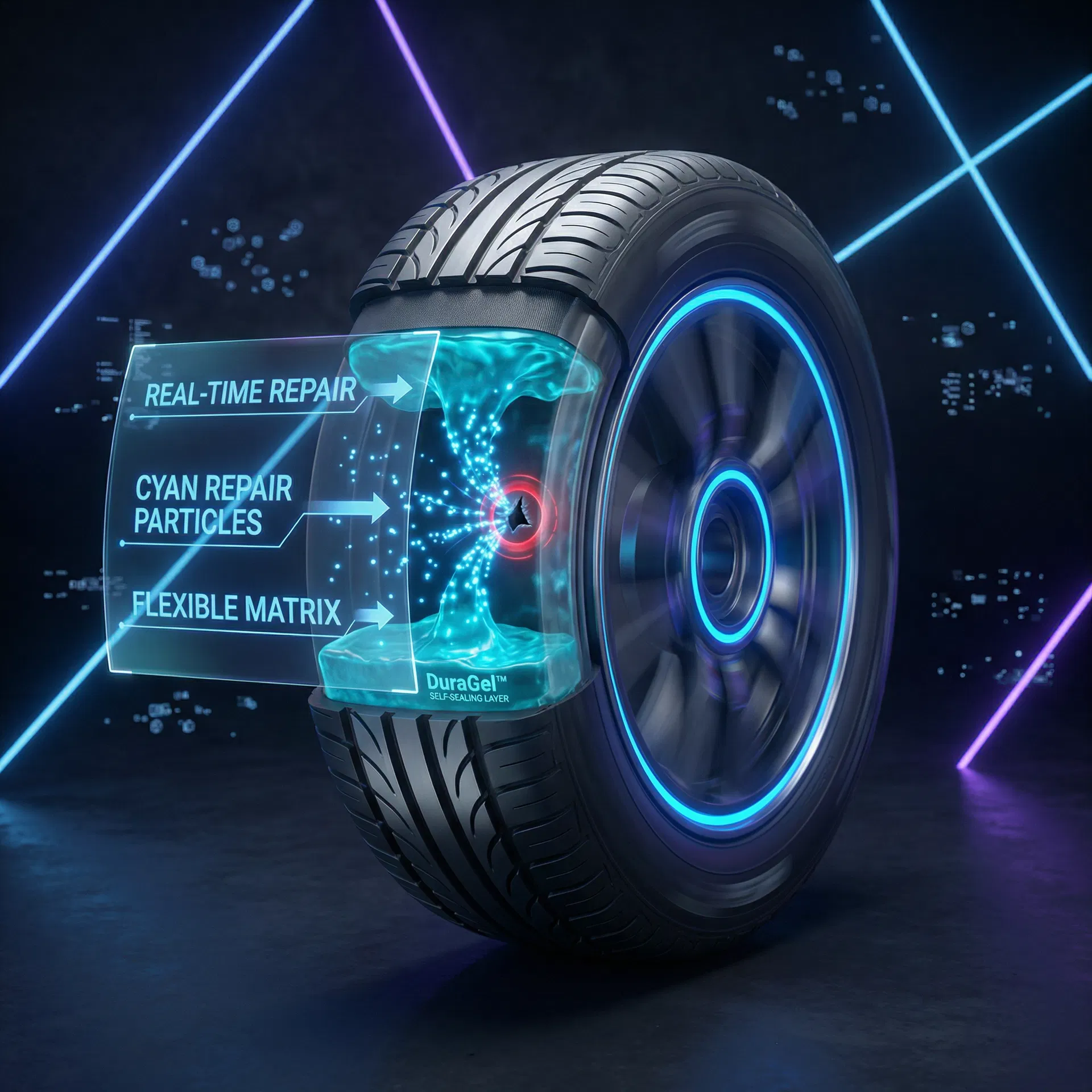 Selbstreparierende Reifen