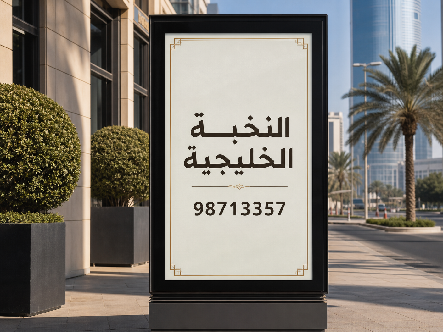 إعلان موبي في شوارع العاصمة - النخبة الخليجية 98713357