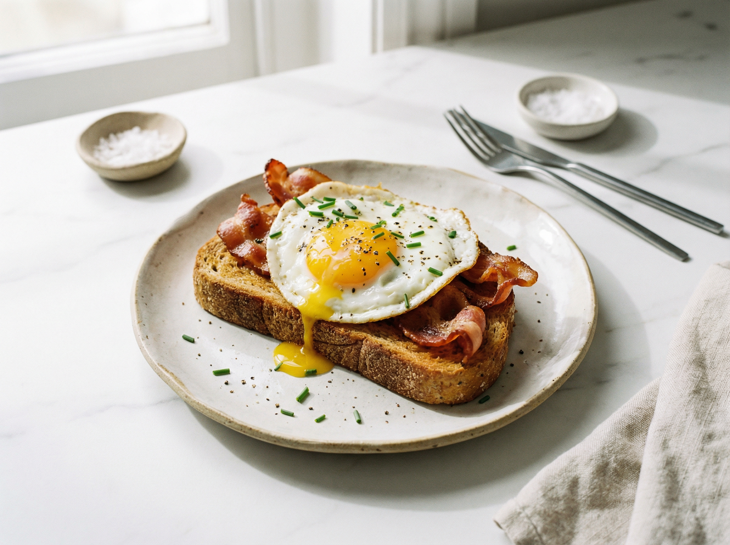 Bacon & Egg on Toast