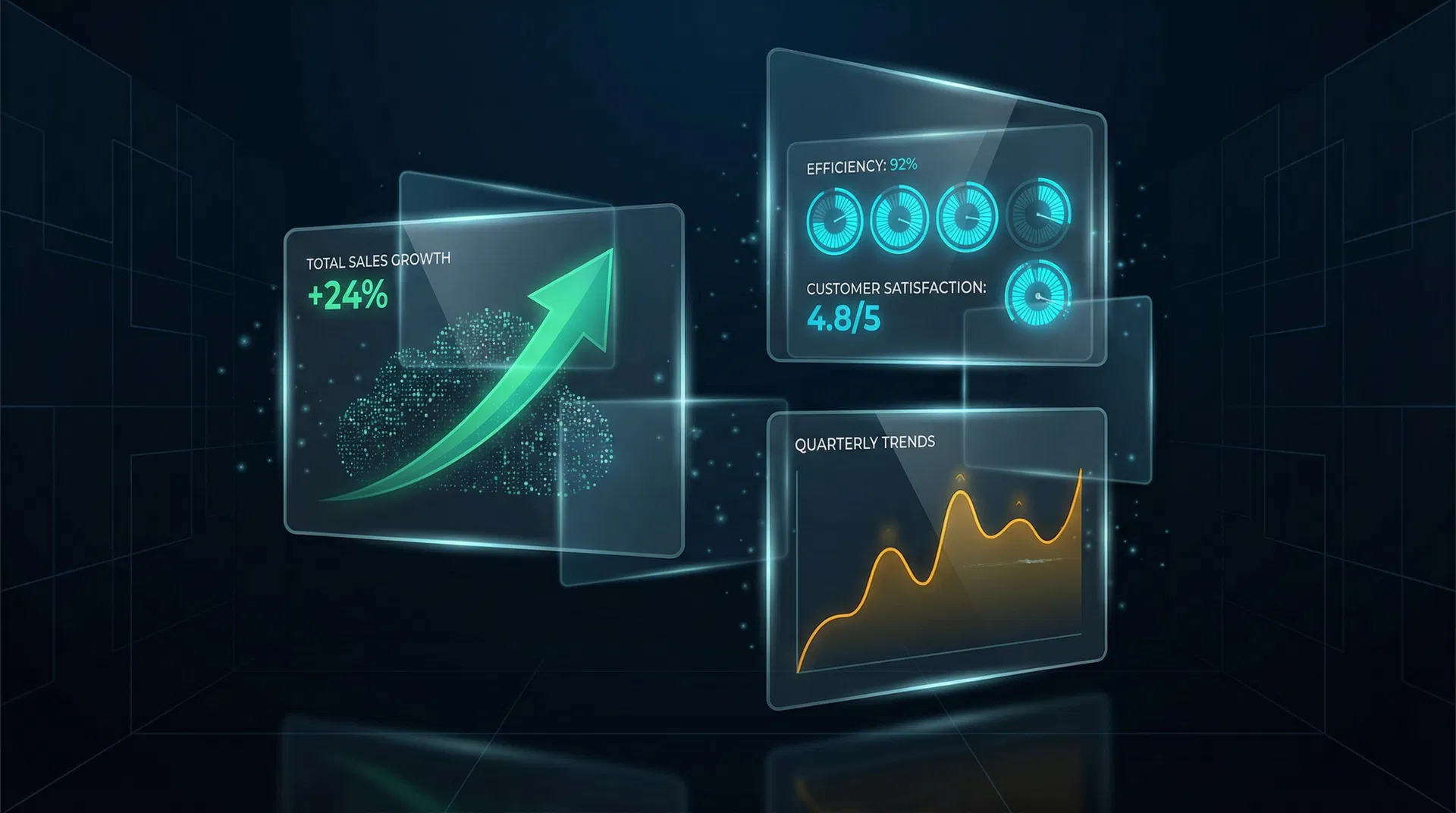 Dashboard de resultados e performance