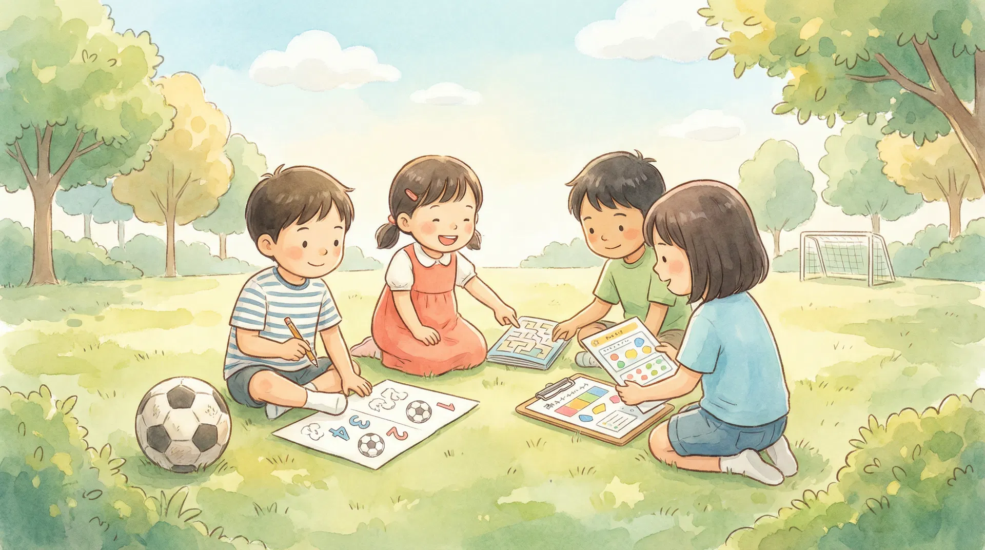 子どもたちが楽しく学ぶ様子