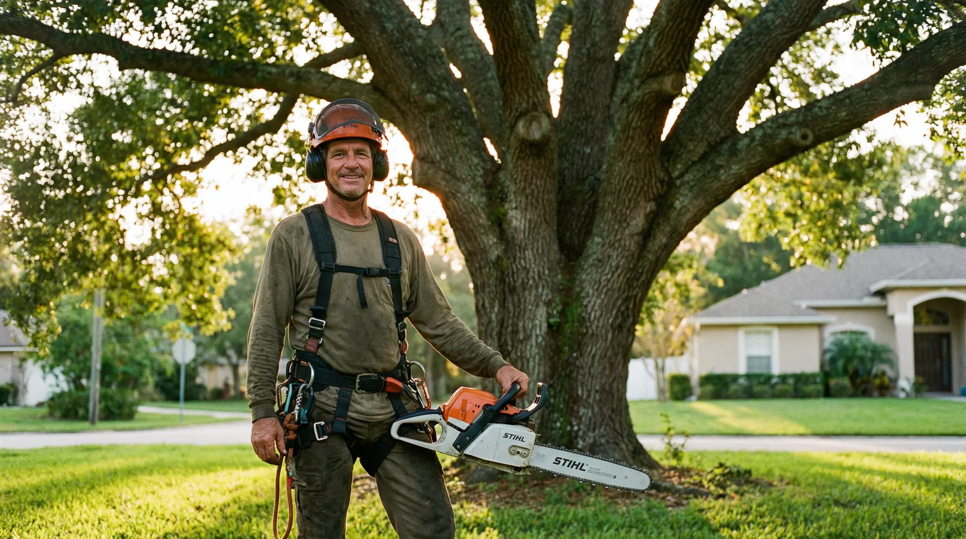 Waters Tree Service professional arborist