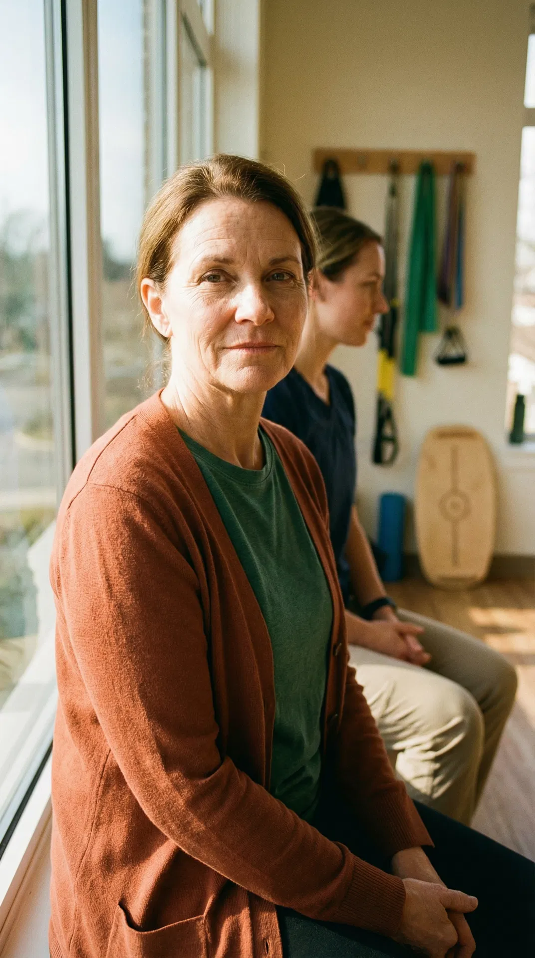 Stroke recovery patient with determination and hope