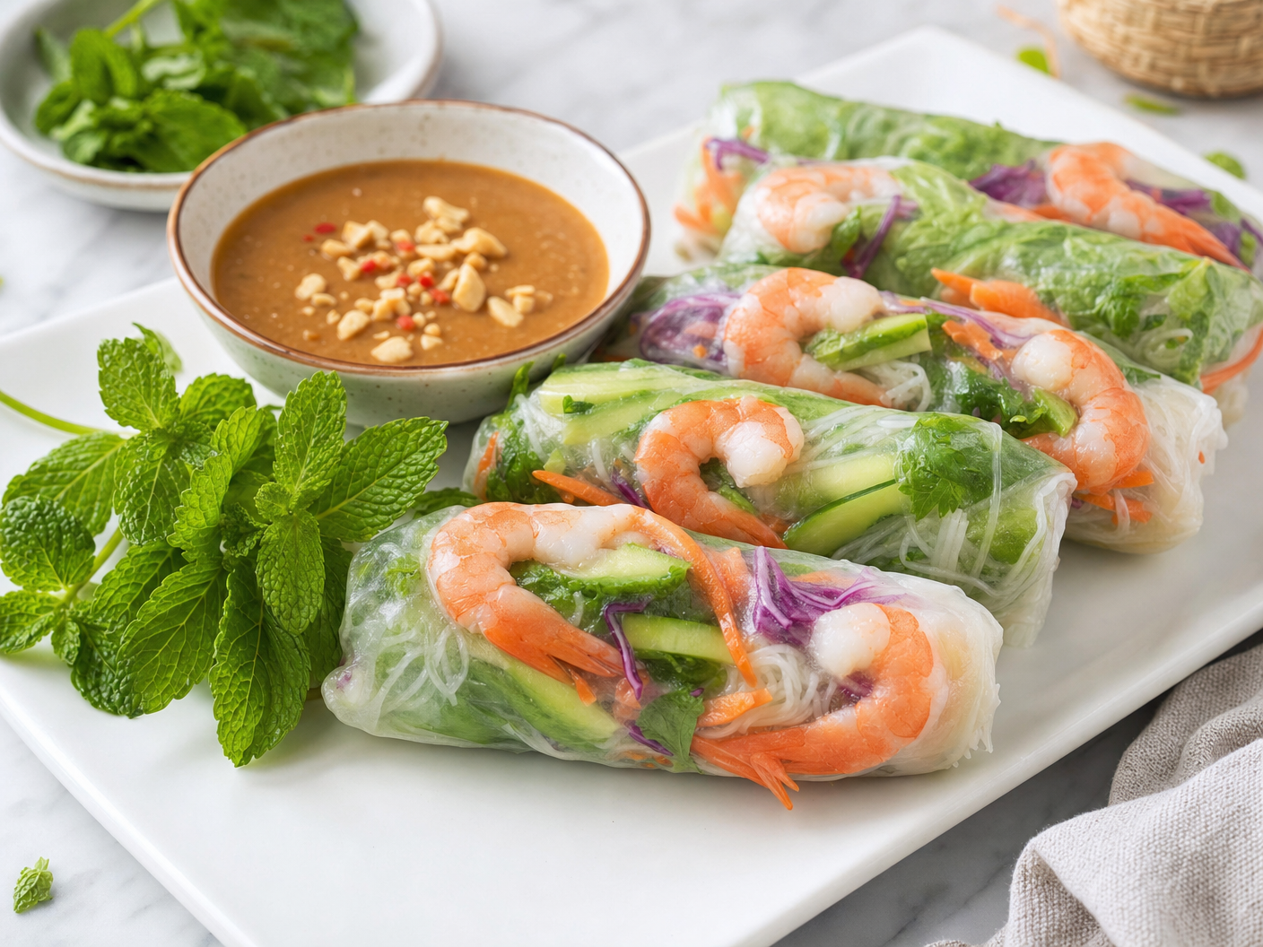 Vietnamese Fresh Spring Rolls