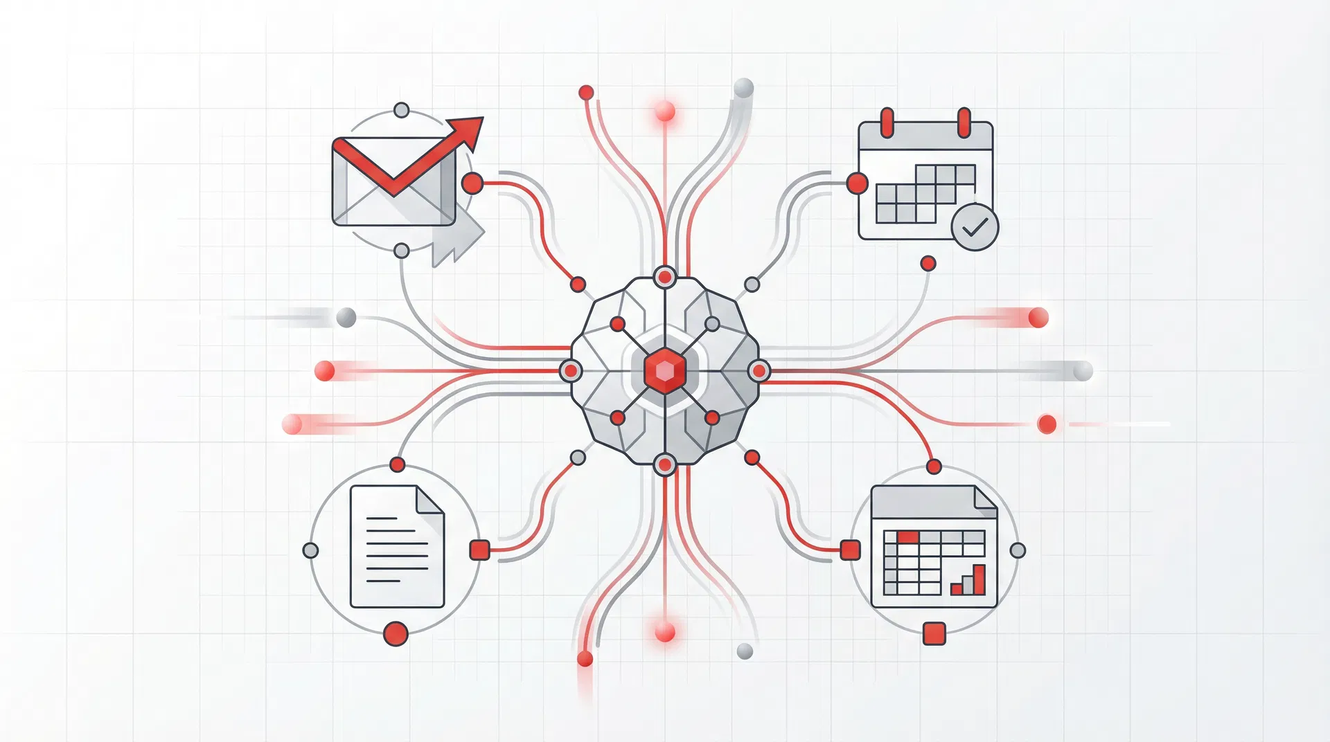 AI業務自動化の概念図