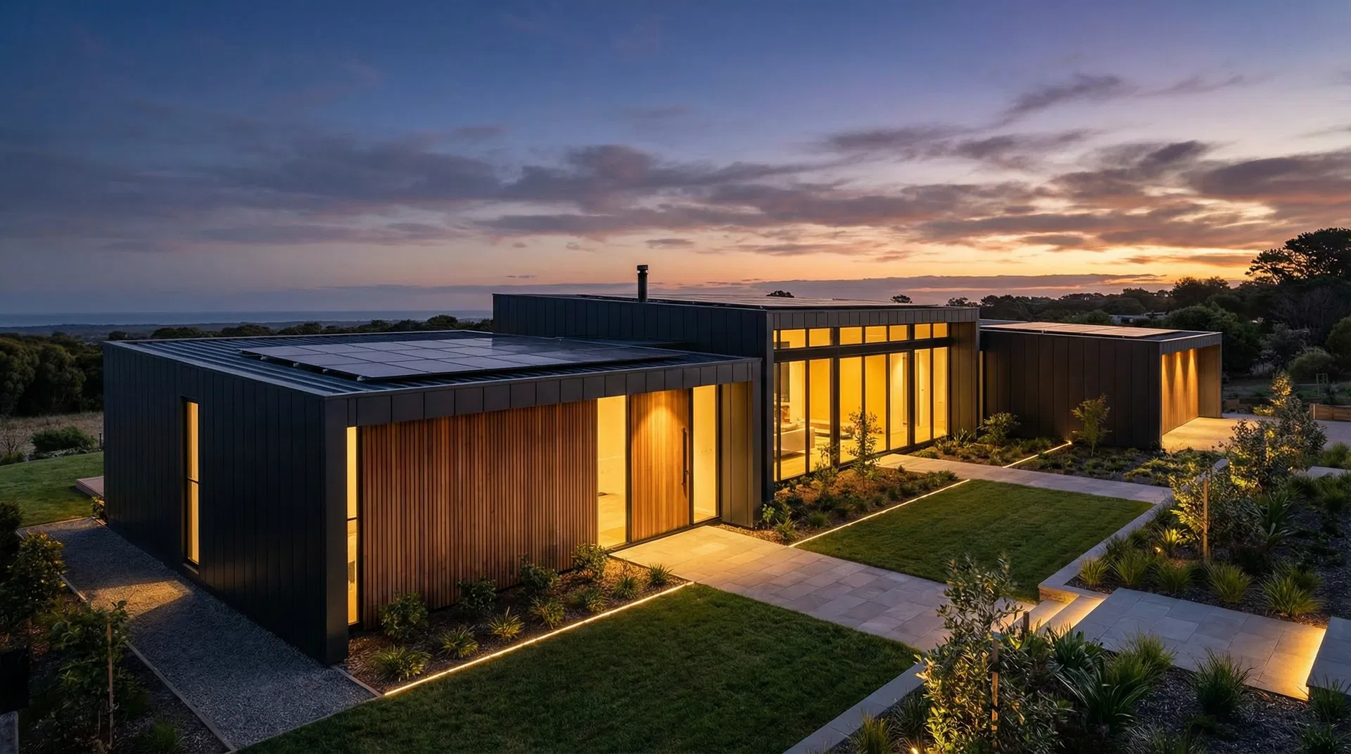 Casa modular moderna premium