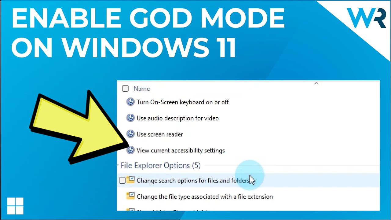 Tutorial mengaktifkan God Mode di Windows 11