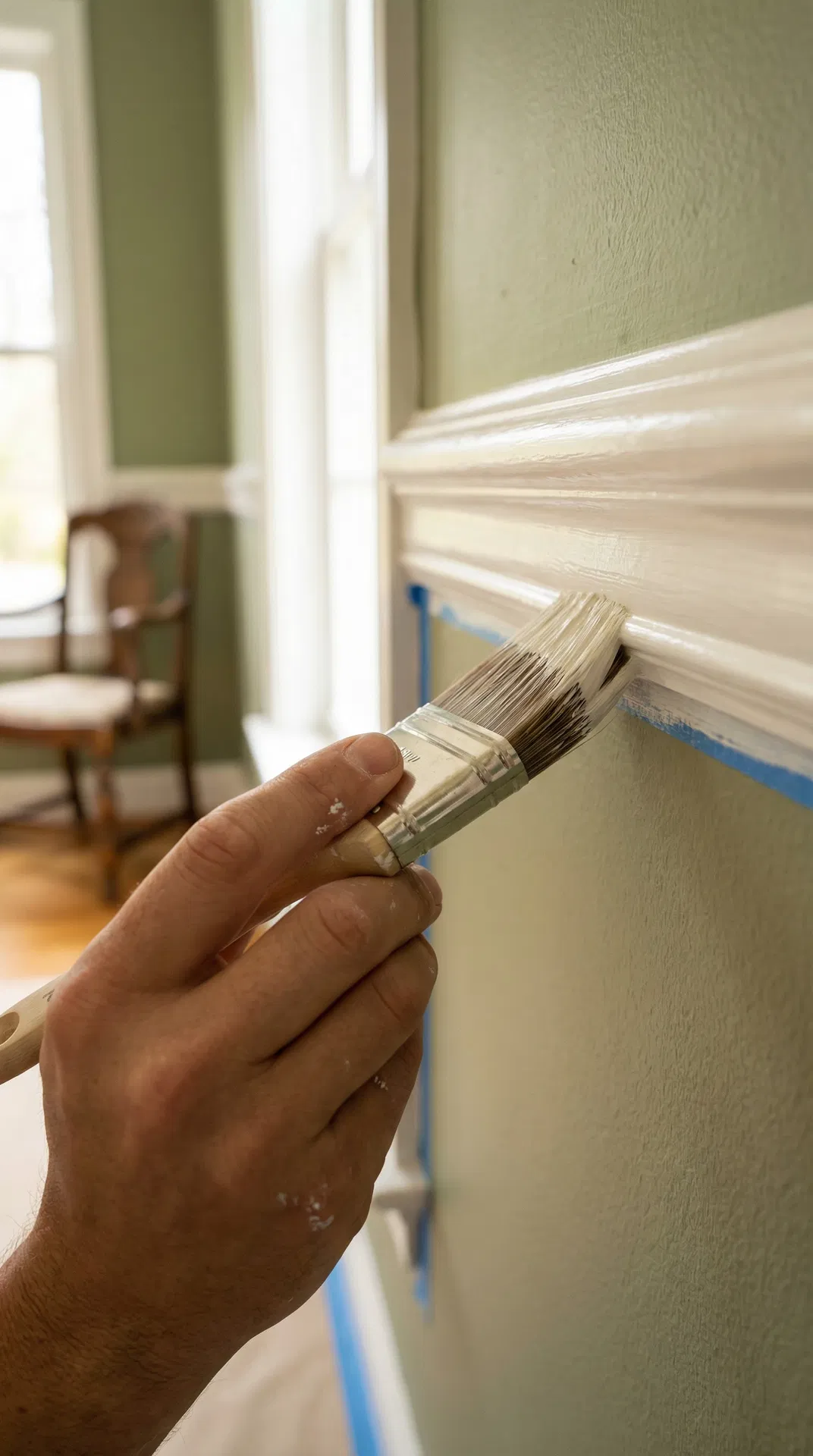 Detail painting work