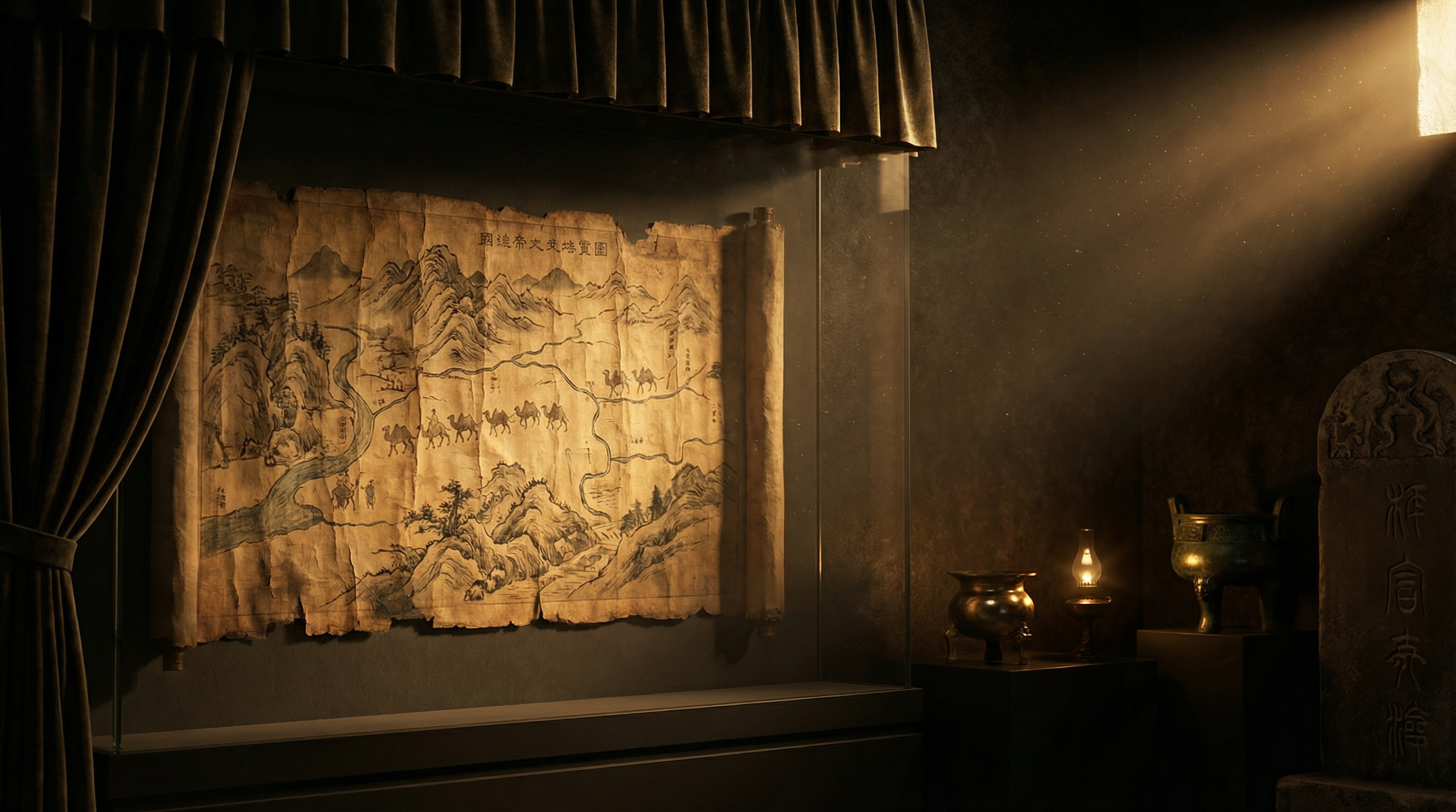 Ancient Chinese Silk Road Maps