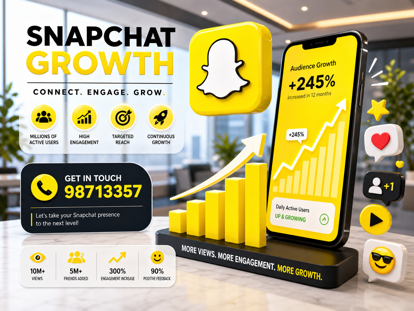إحصائيات سناب شات