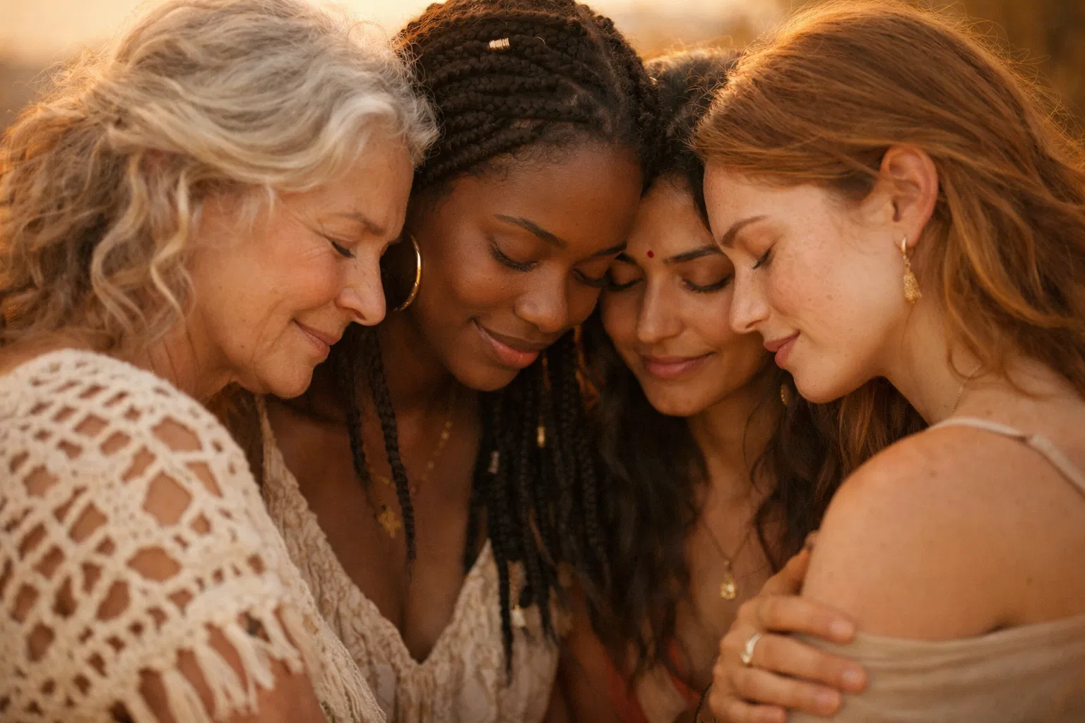 Women in intimate connection