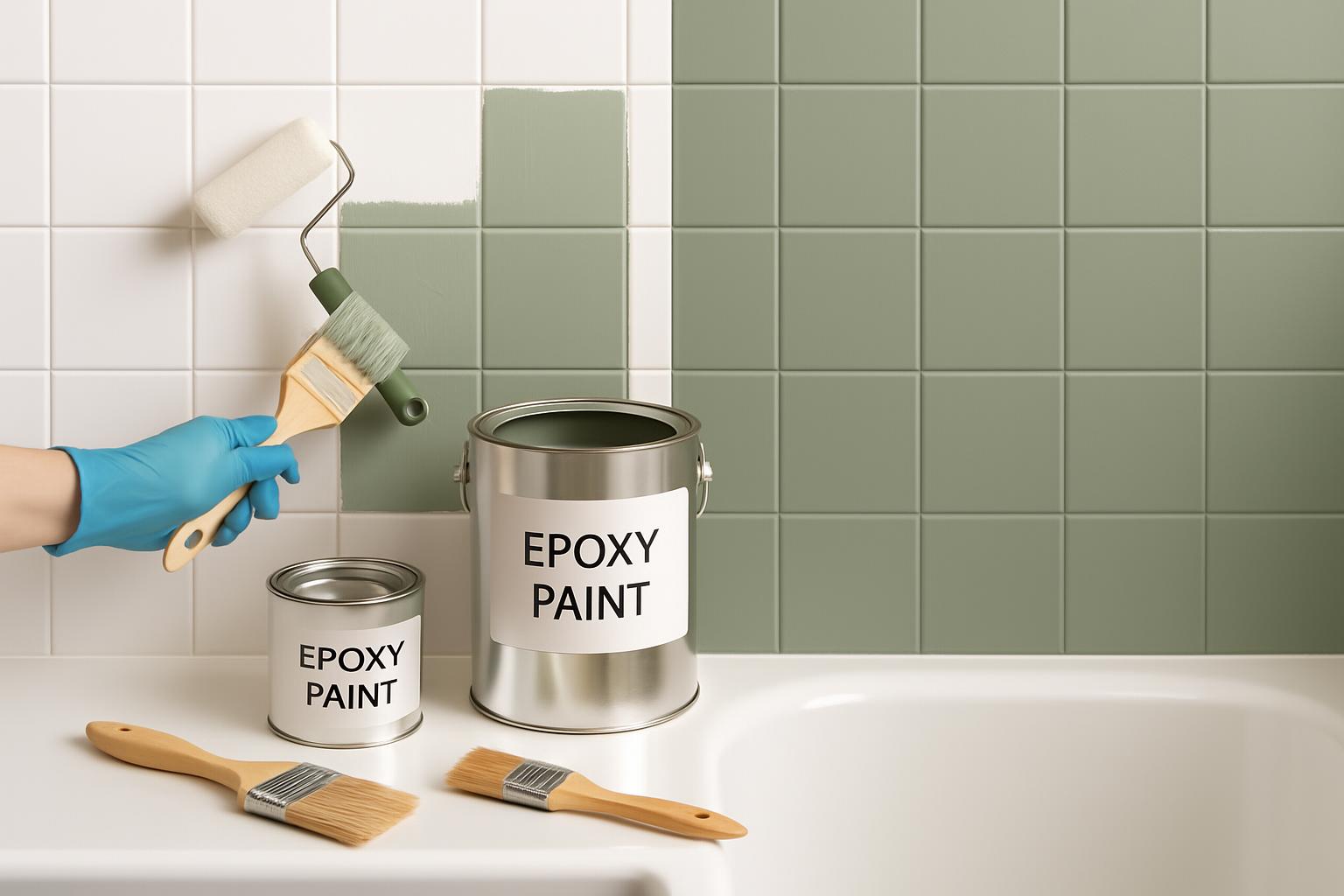 Pintura epóxi para azulejos