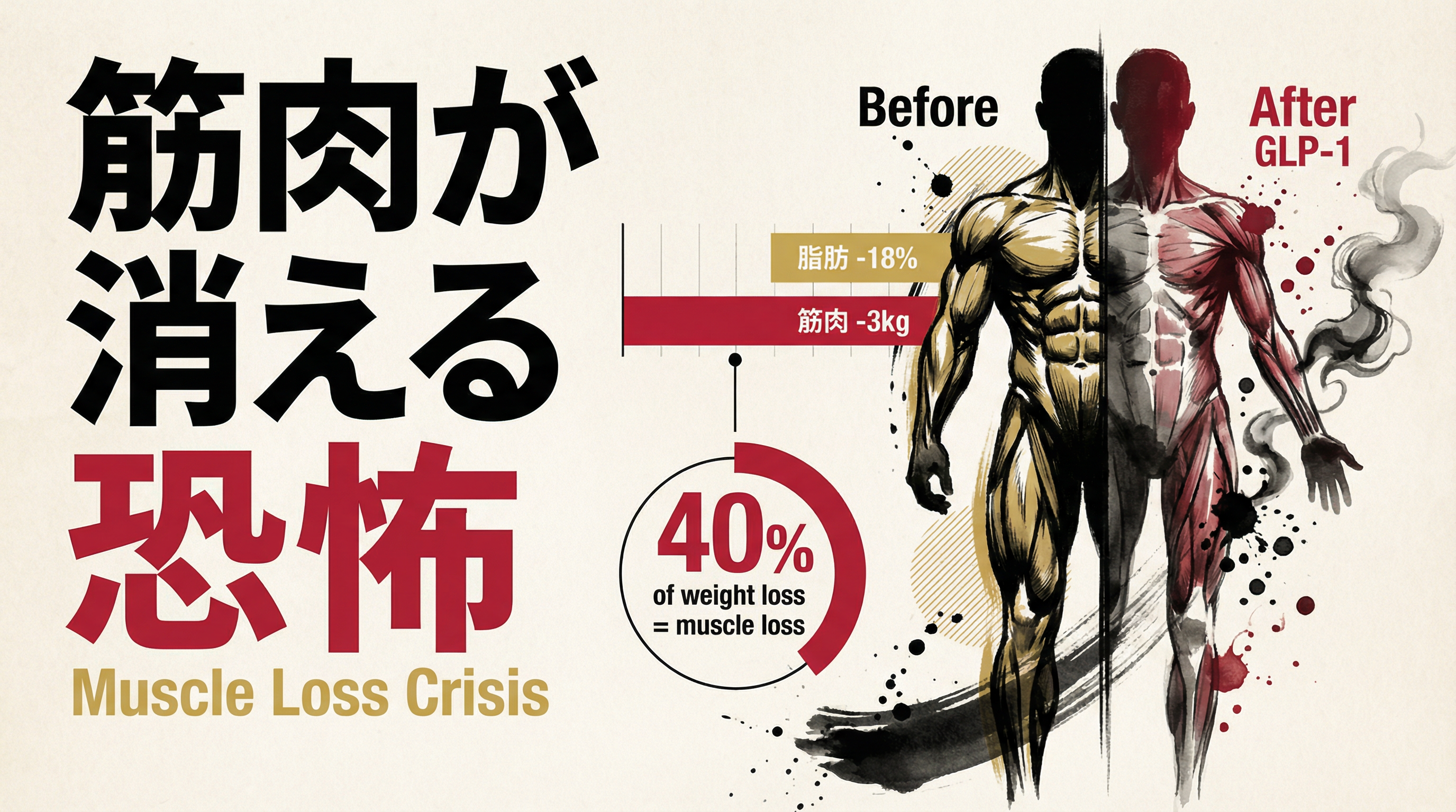 筋肉が消える恐怖