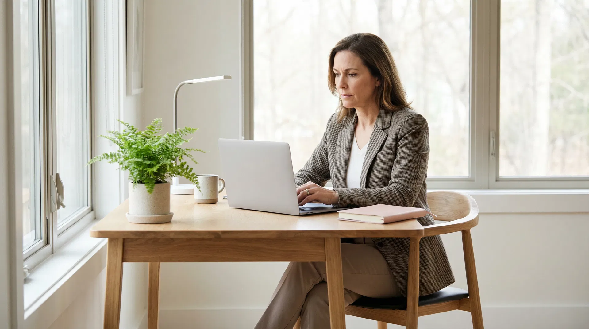 Woman with mental clarity