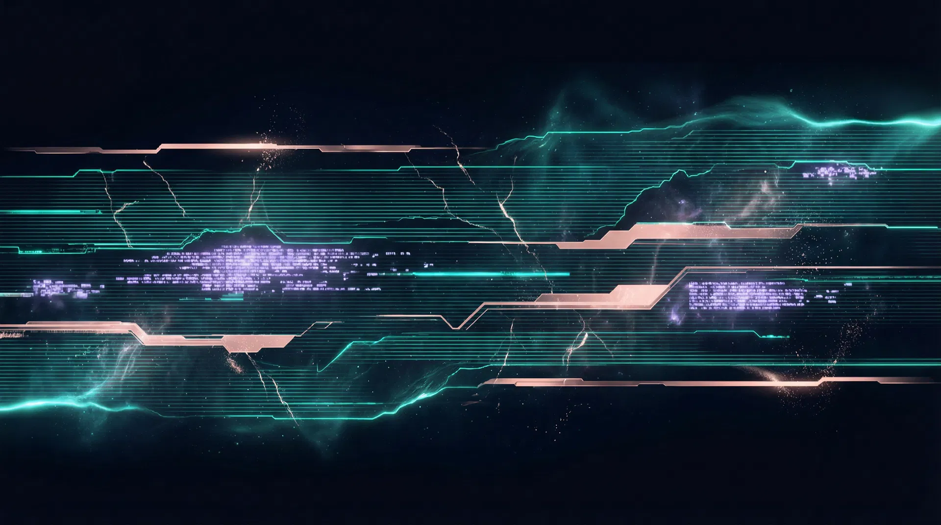 Background pattern with layered knowledge discovery visualization