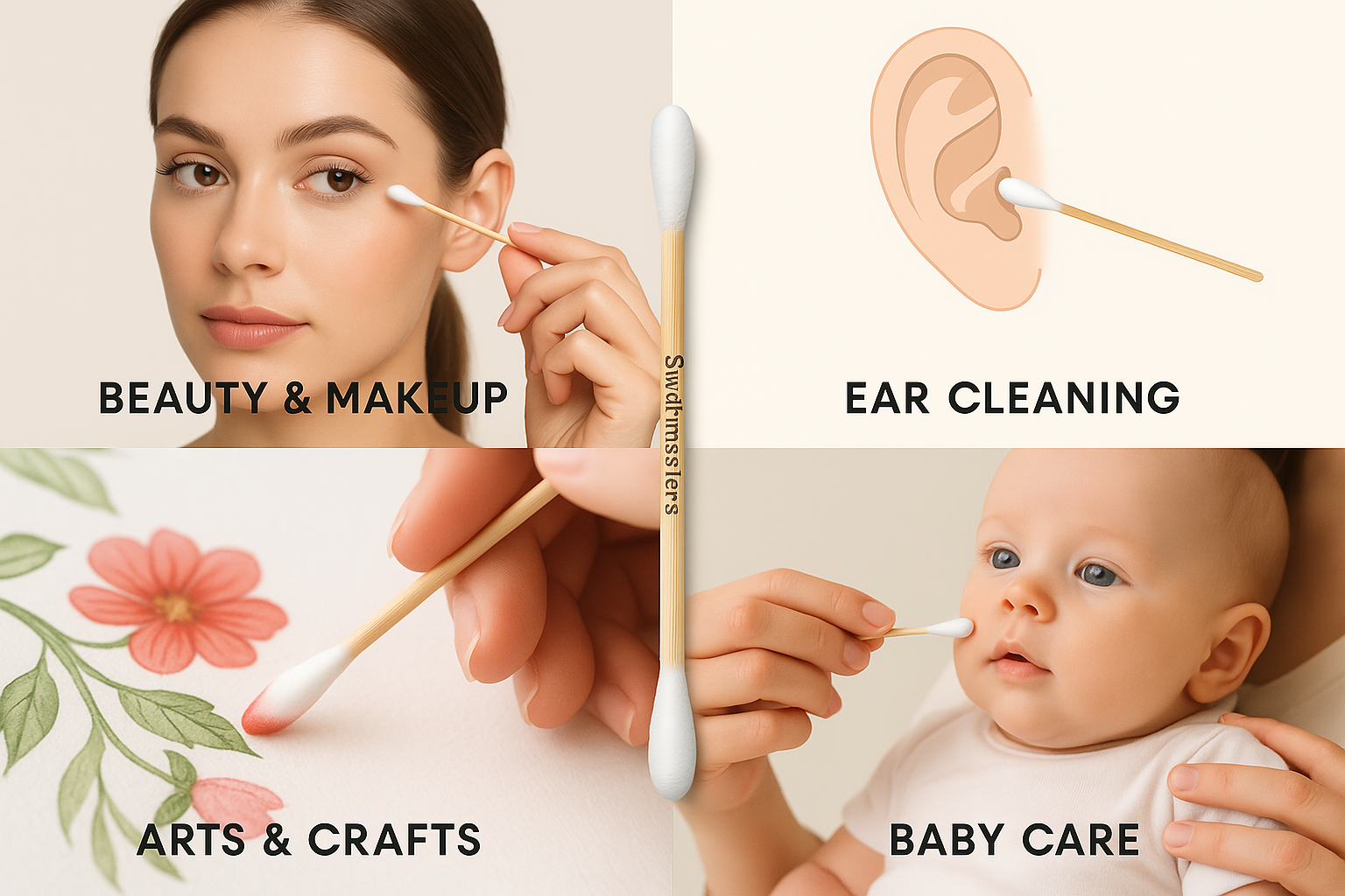 Multiple Uses of Bamboo Cotton Buds