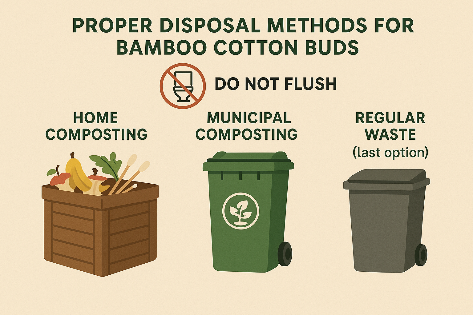 Proper Disposal Methods for Bamboo Cotton Buds