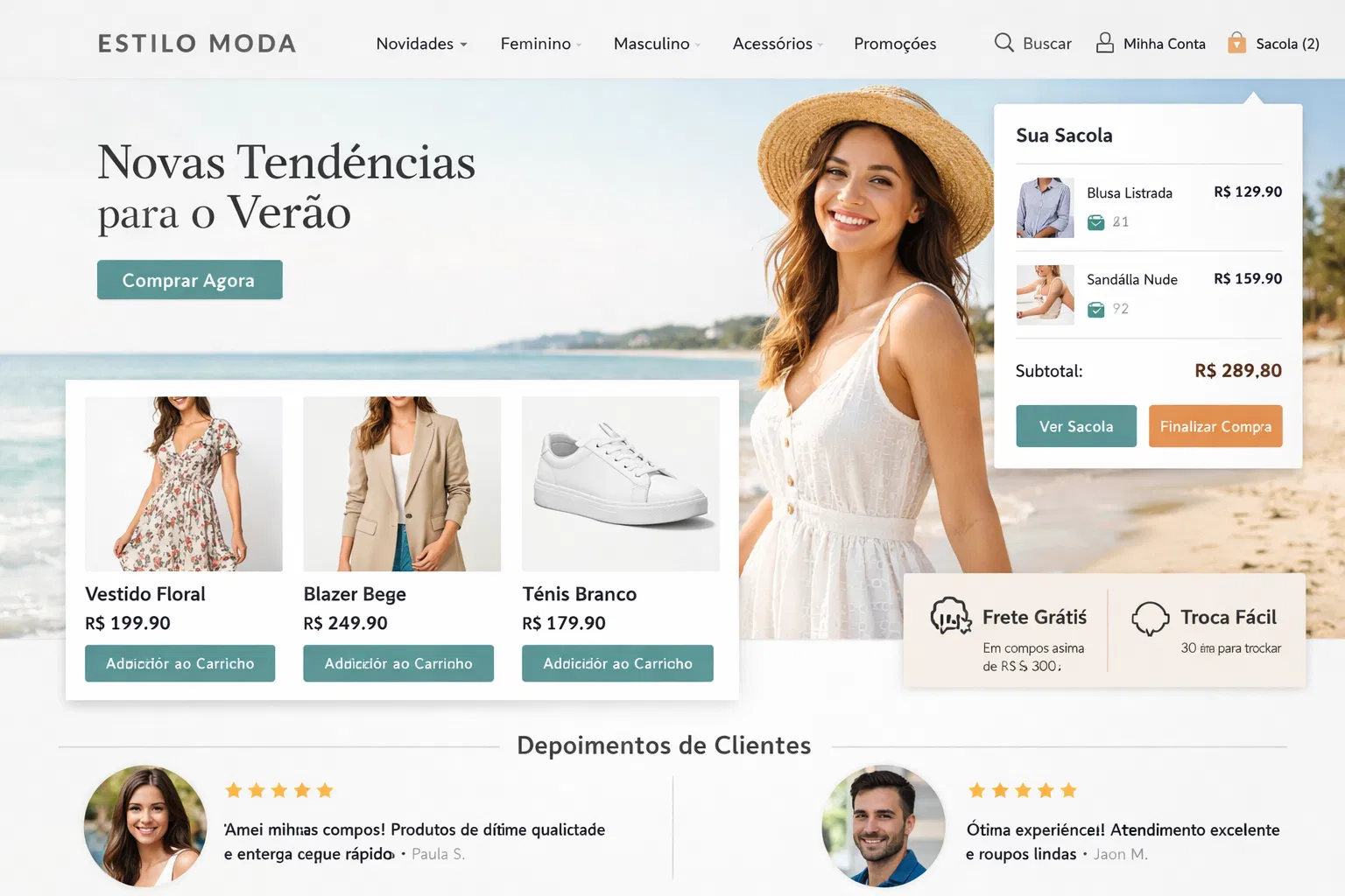 E-commerce Fashion Store