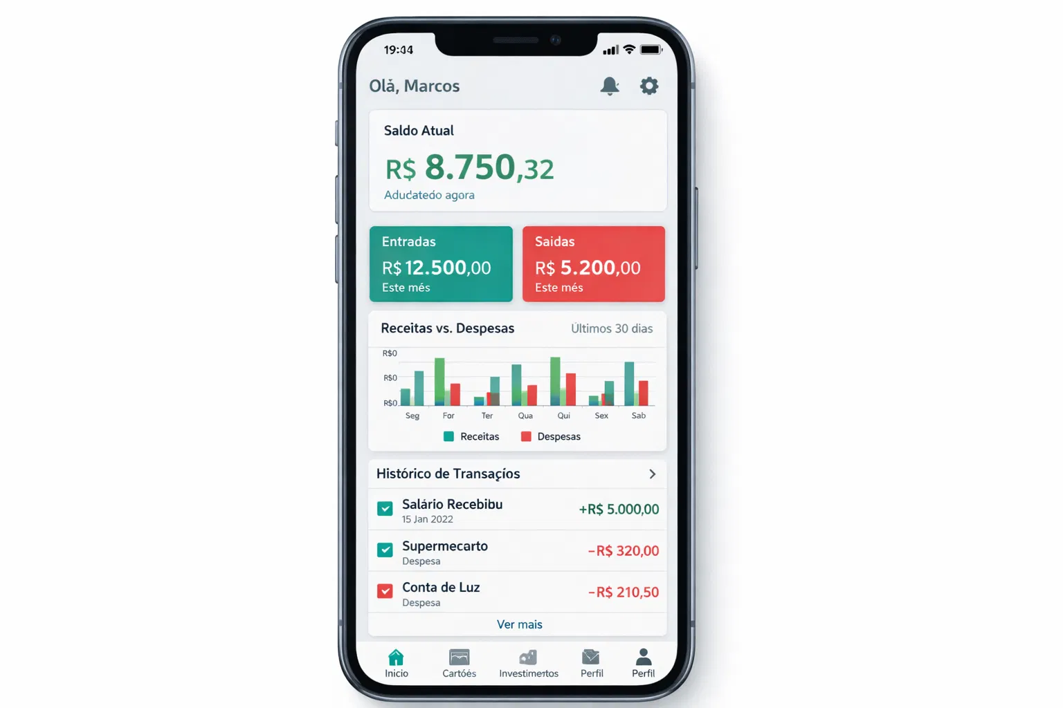 App Gestão Financeira