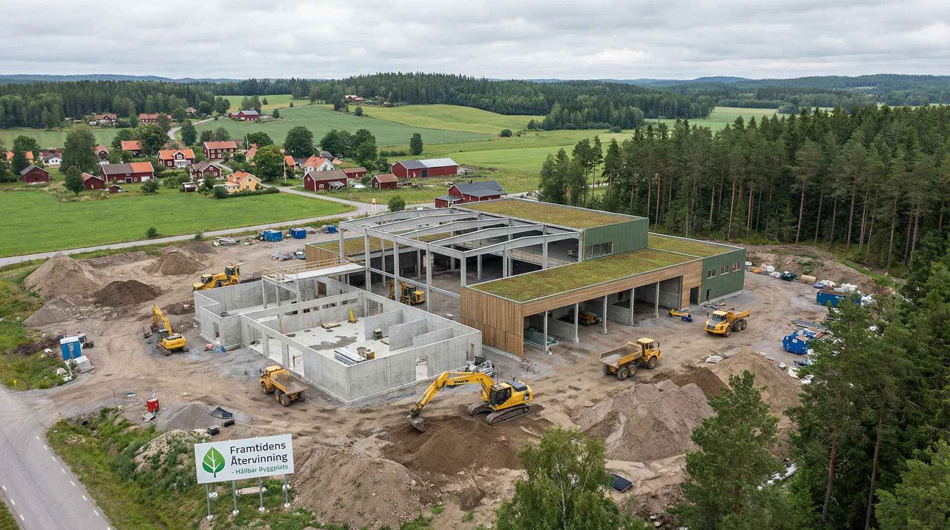 Accommodation for Recycling Center Construction Workers