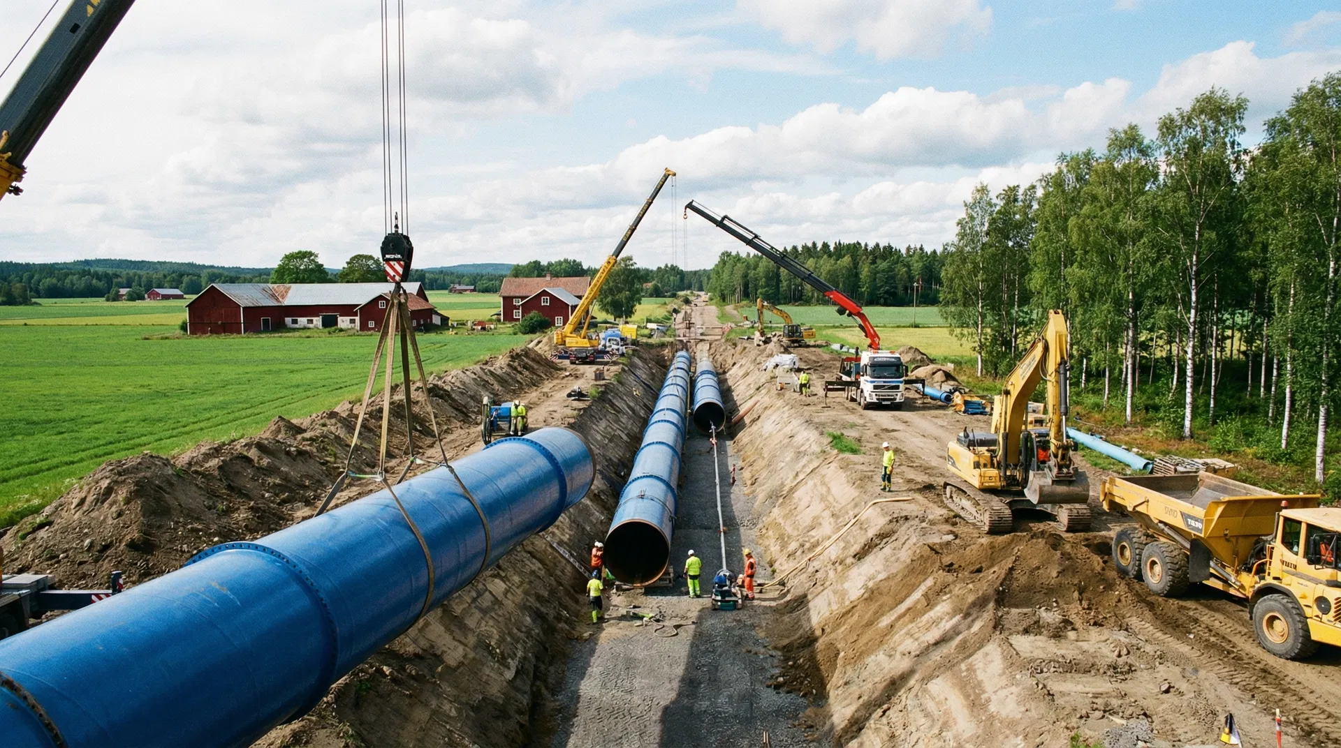 Accommodation for Sörmland Vatten Pipeline Workers
