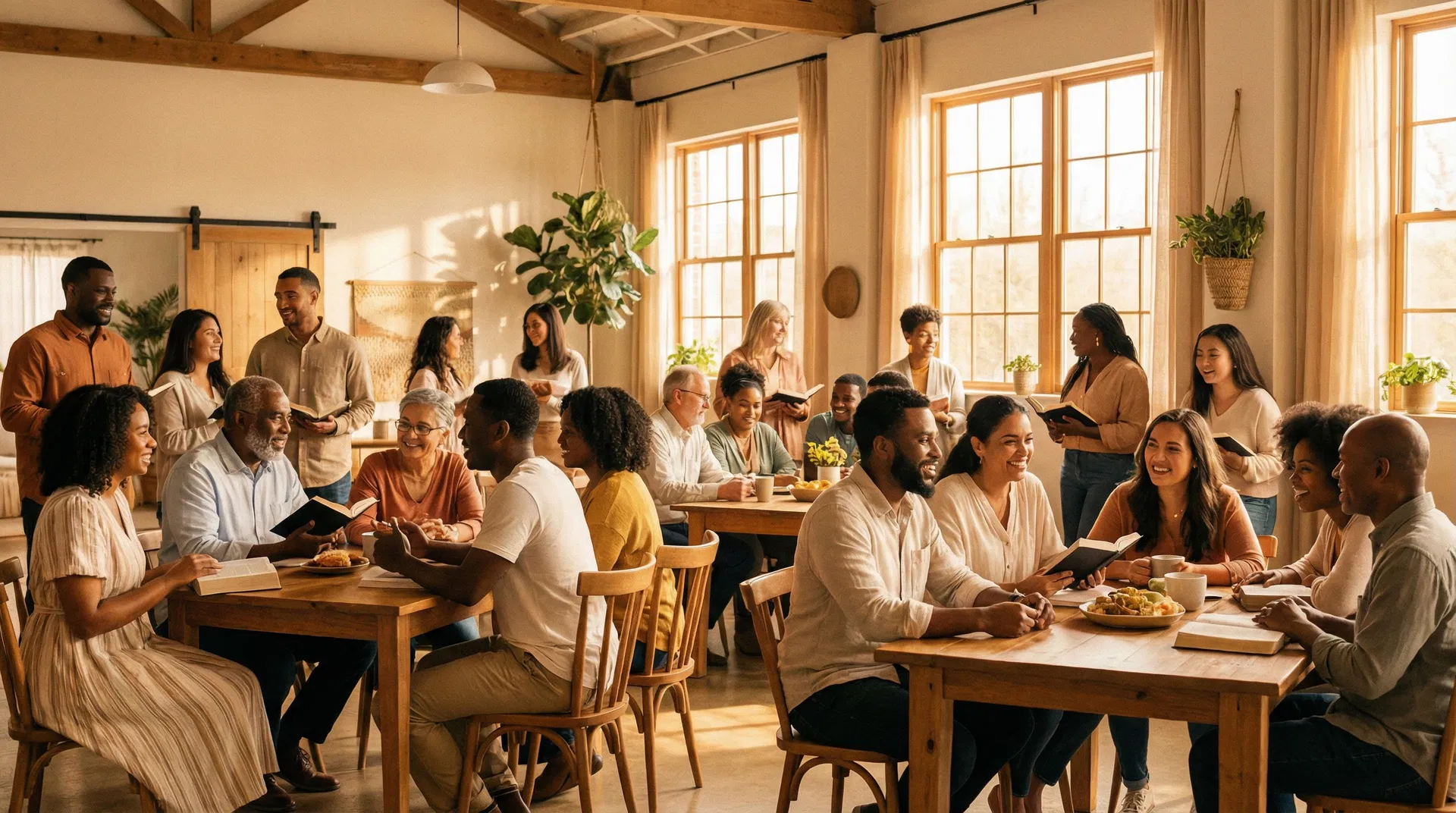 DeepGrace Bible School students in community