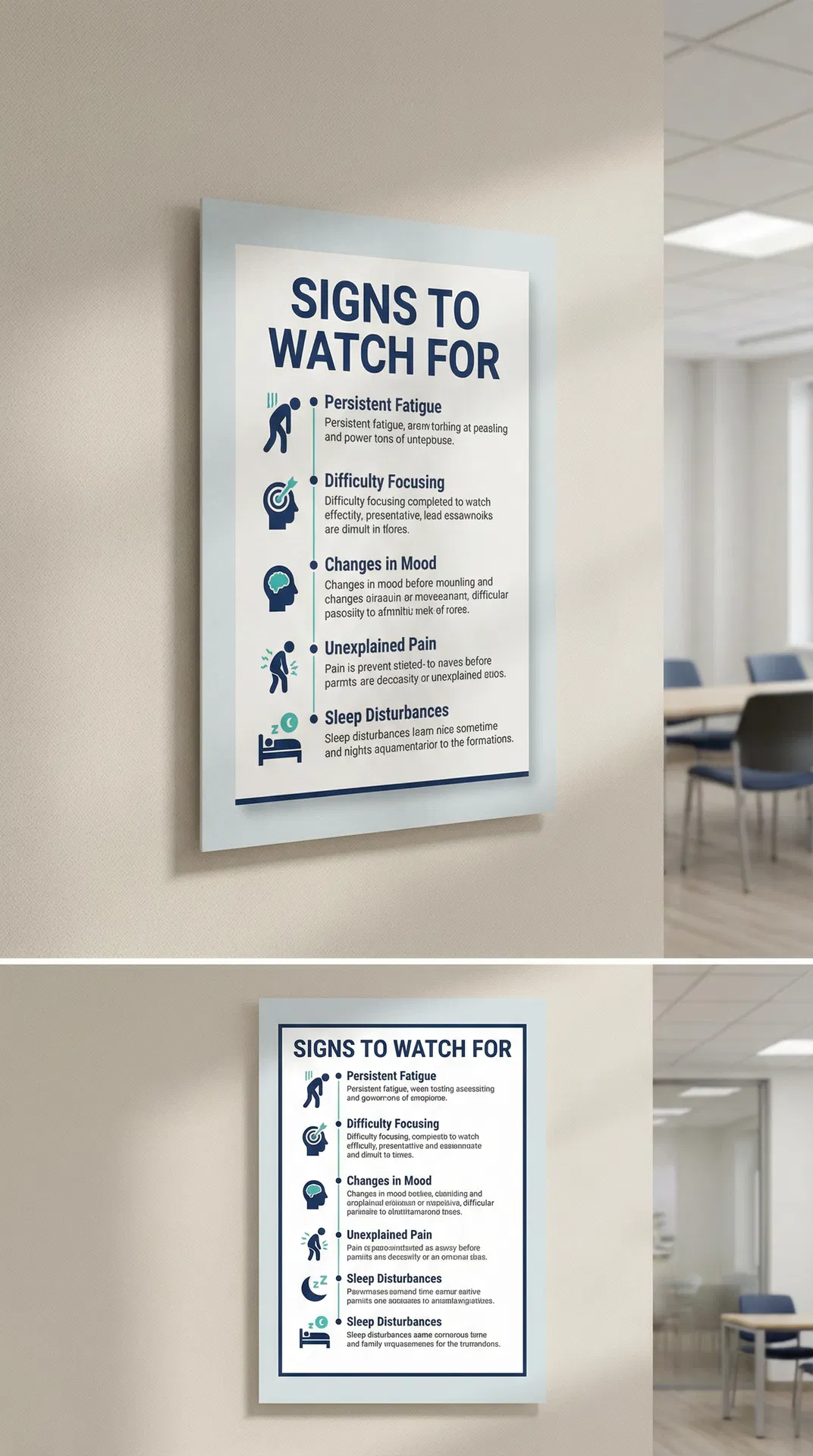 Preview of Signs to Watch For Poster