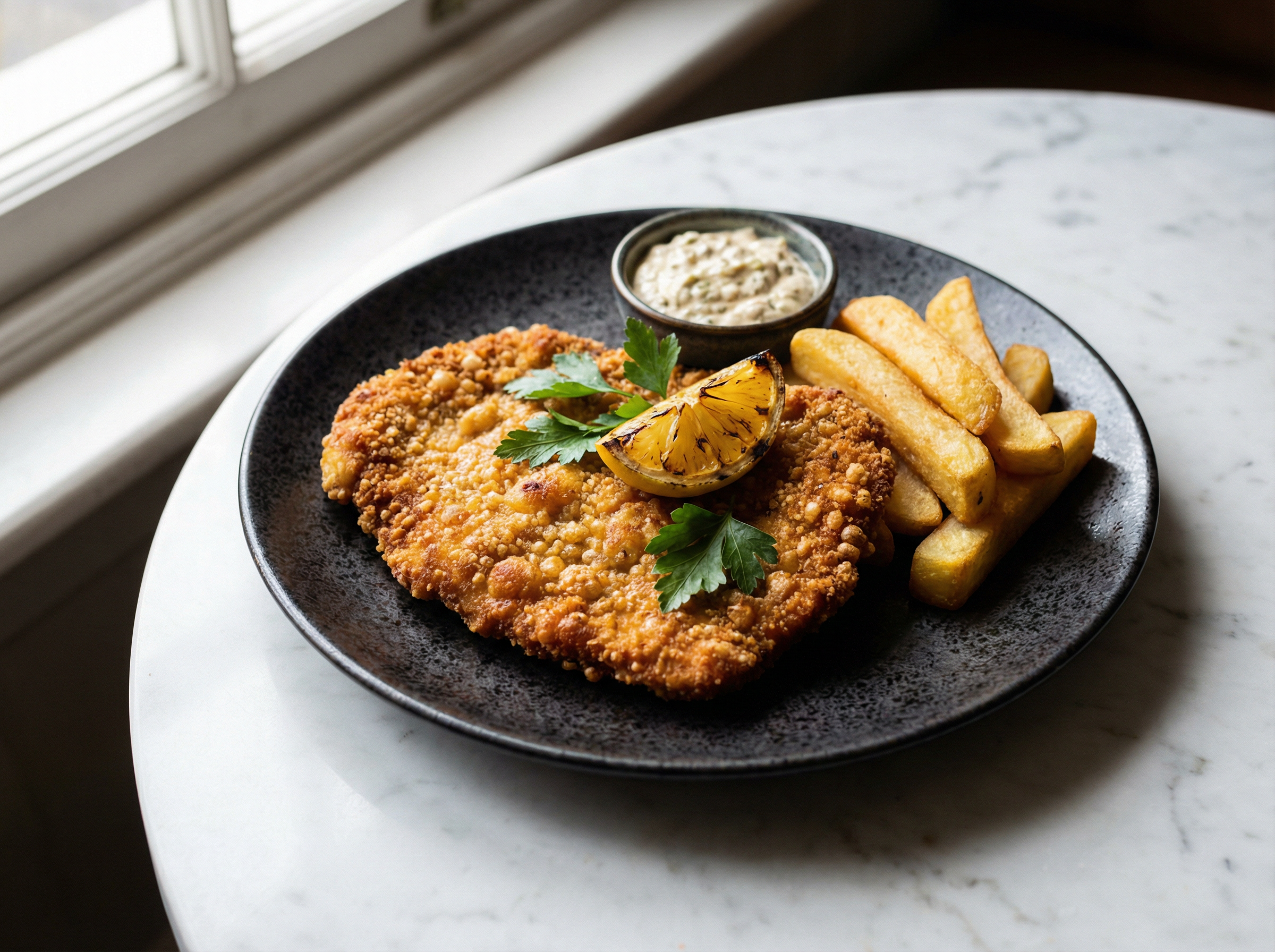 Quick Chicken Schnitzel Burgers