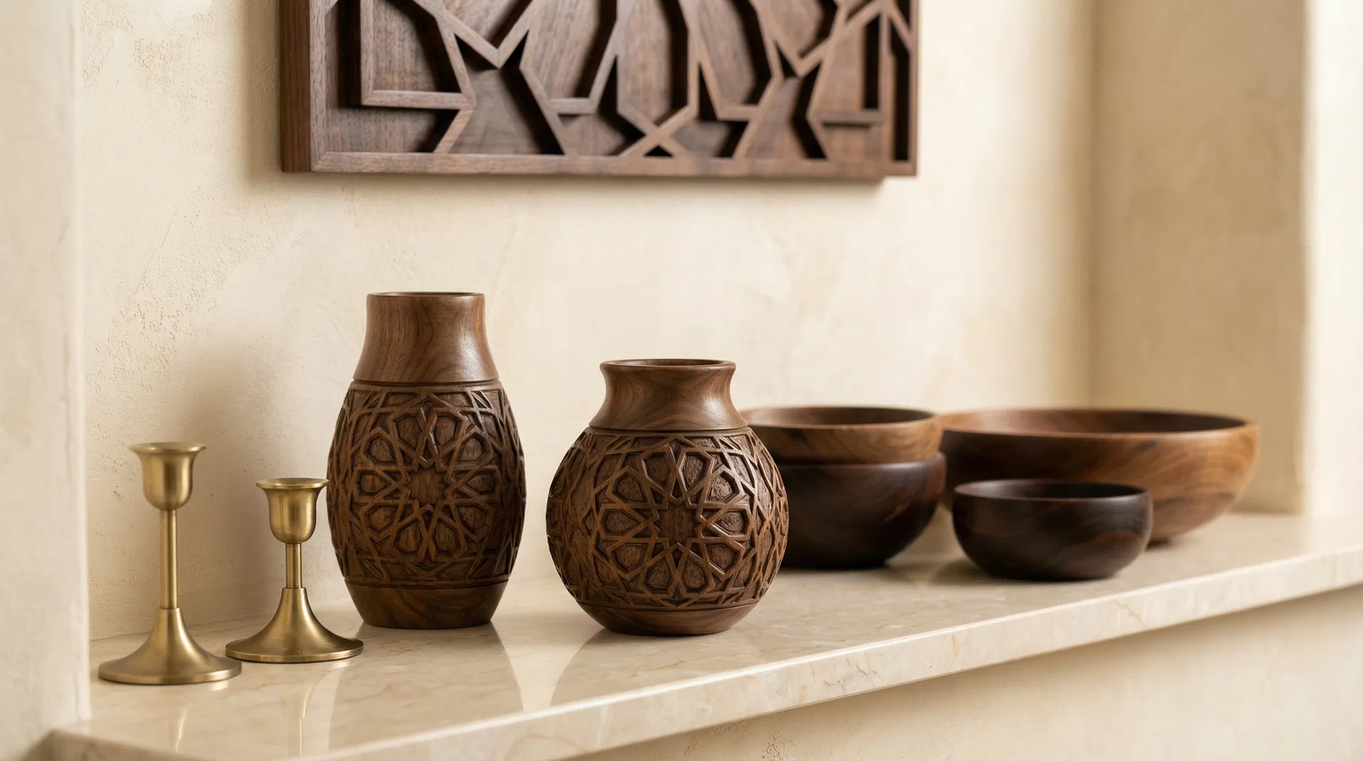 ديكورات خشبية فاخرة