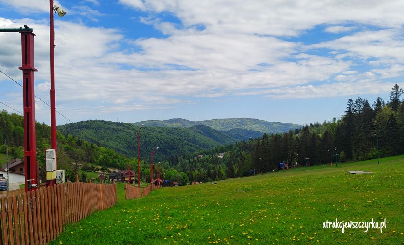 Widok z Przełęczy Salmopolskiej