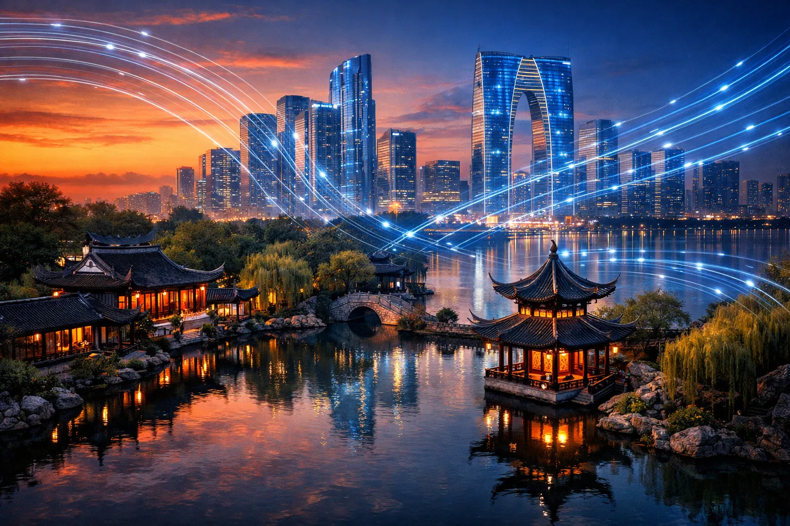 苏州 — 传统与科技的交汇