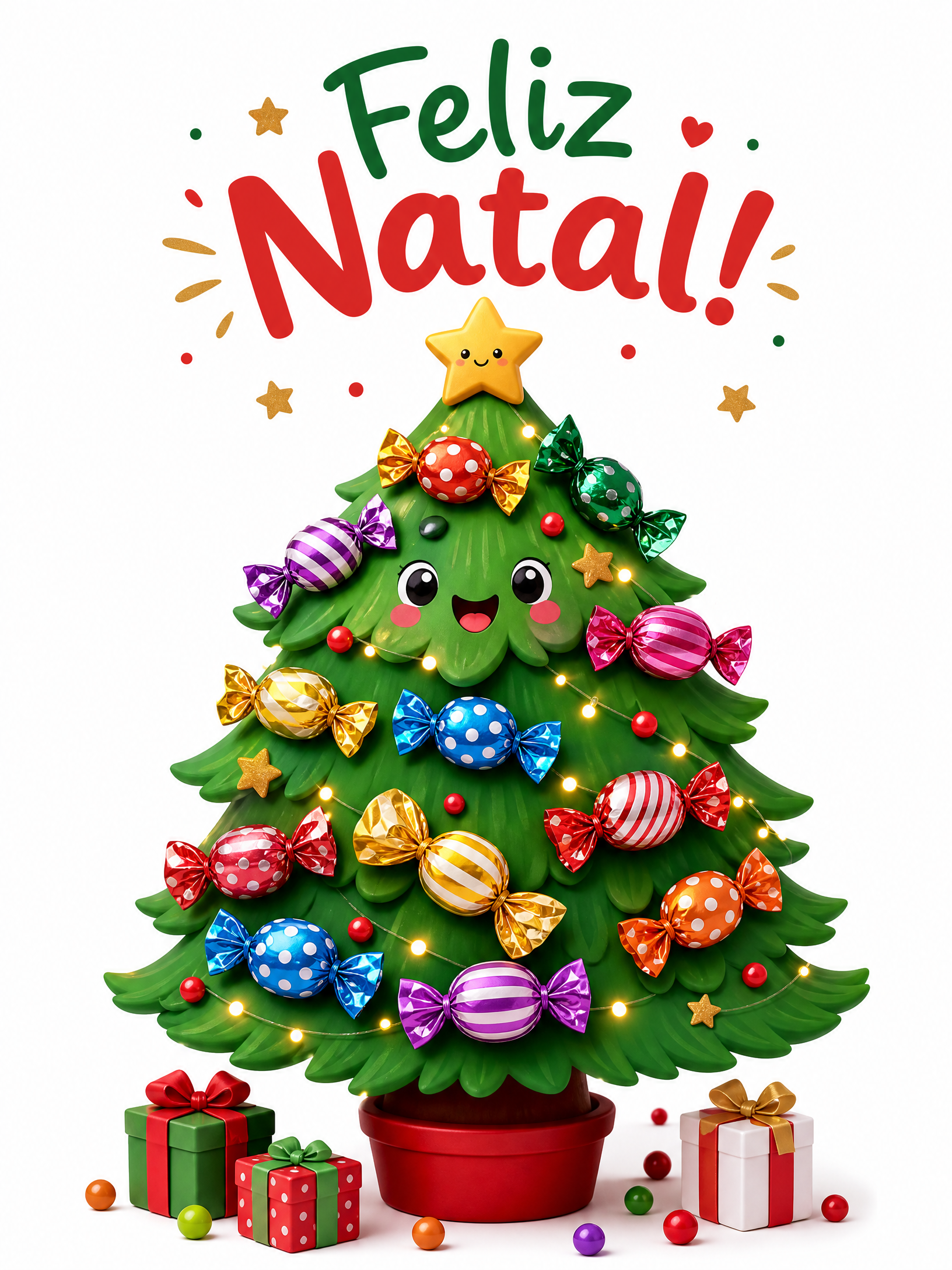 Árvore de Natal com Balas