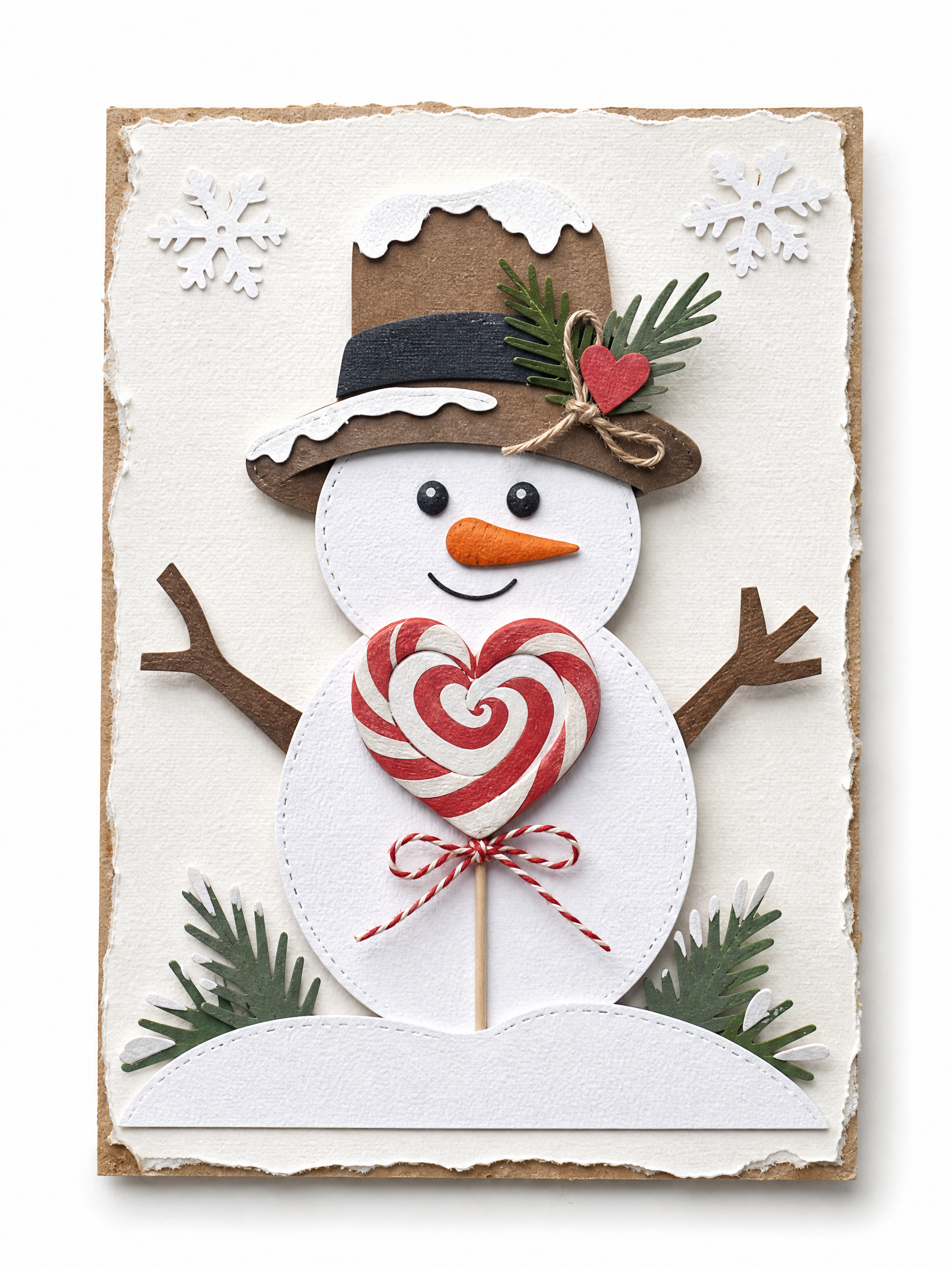 Boneco de Neve Scrapbook