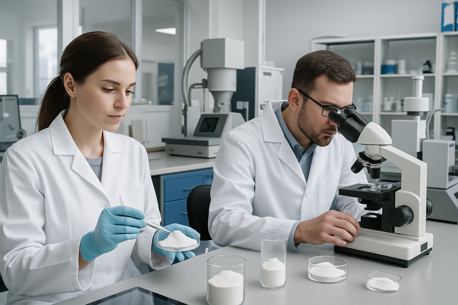 Laboratory testing of zirconium silicate materials