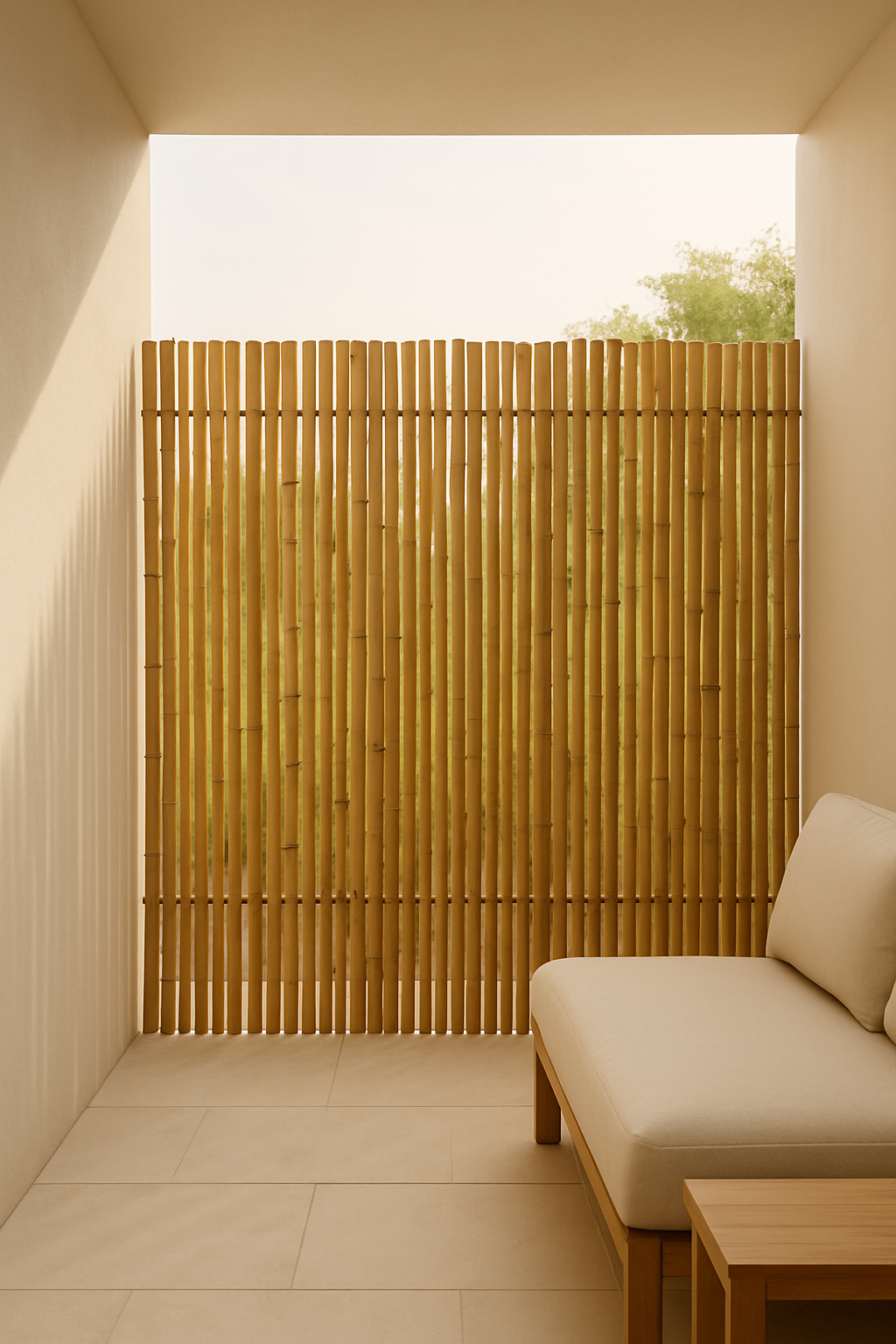 Bamboo Outdoor Privacy Screens
