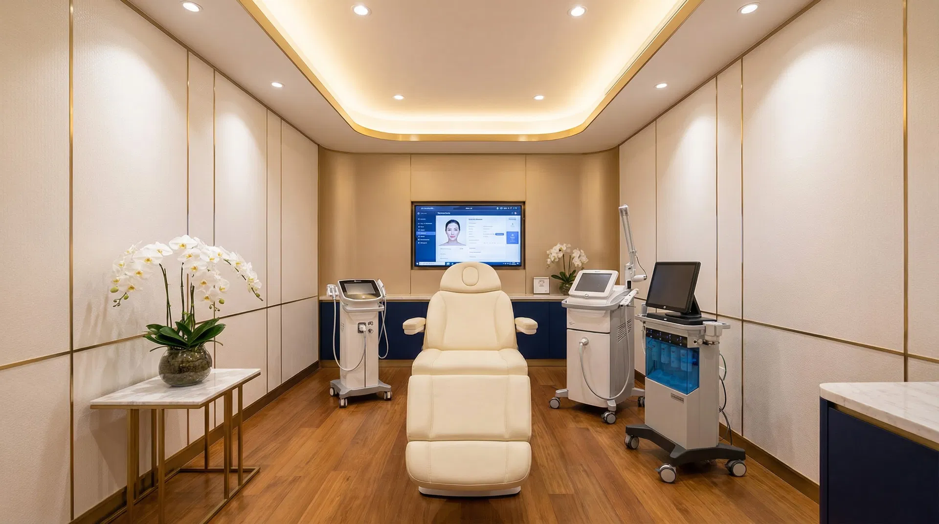 Luxury aesthetic clinic interior