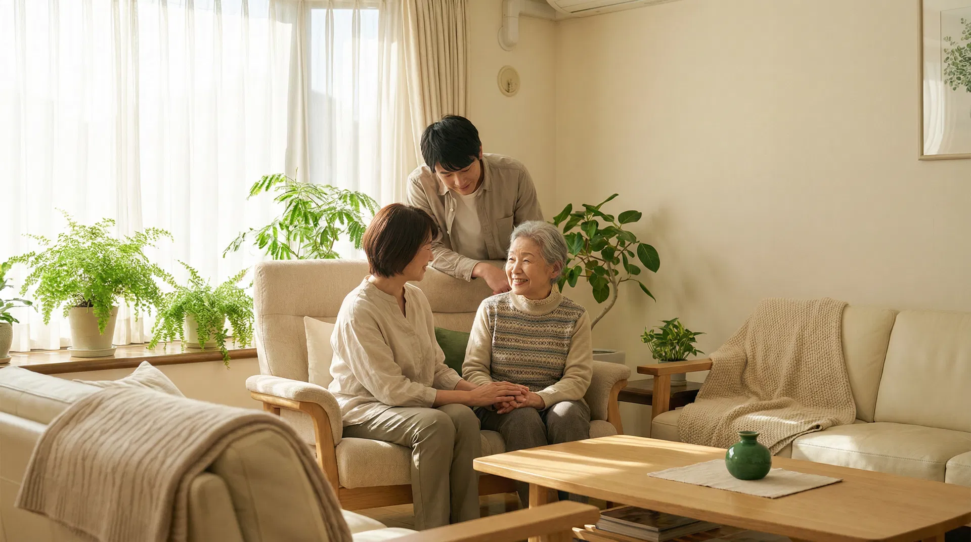 温かい家族の風景