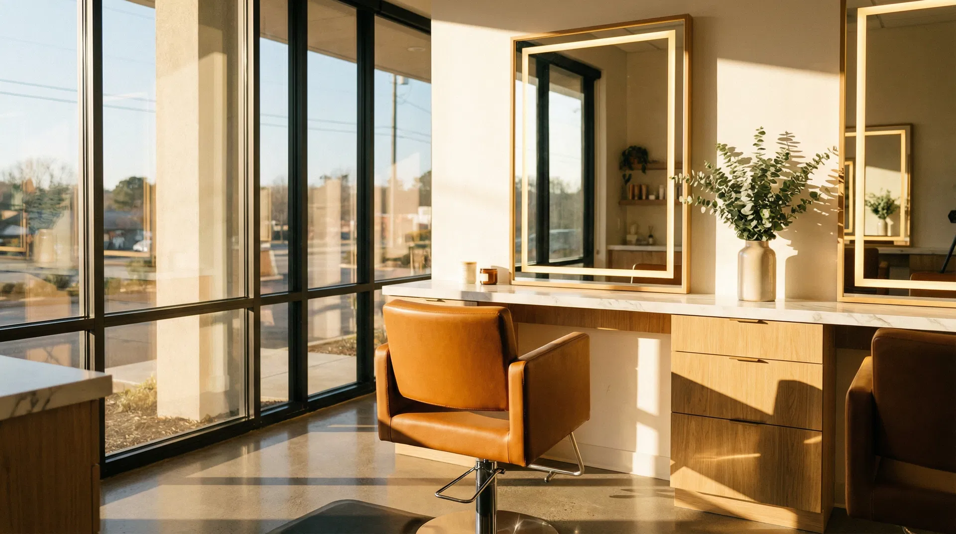 Luxury salon suite interior