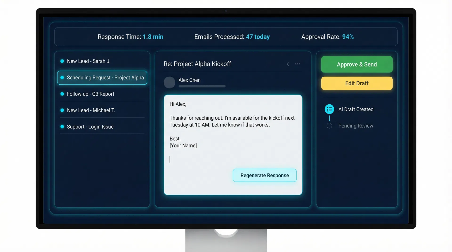 Email Assistant Dashboard