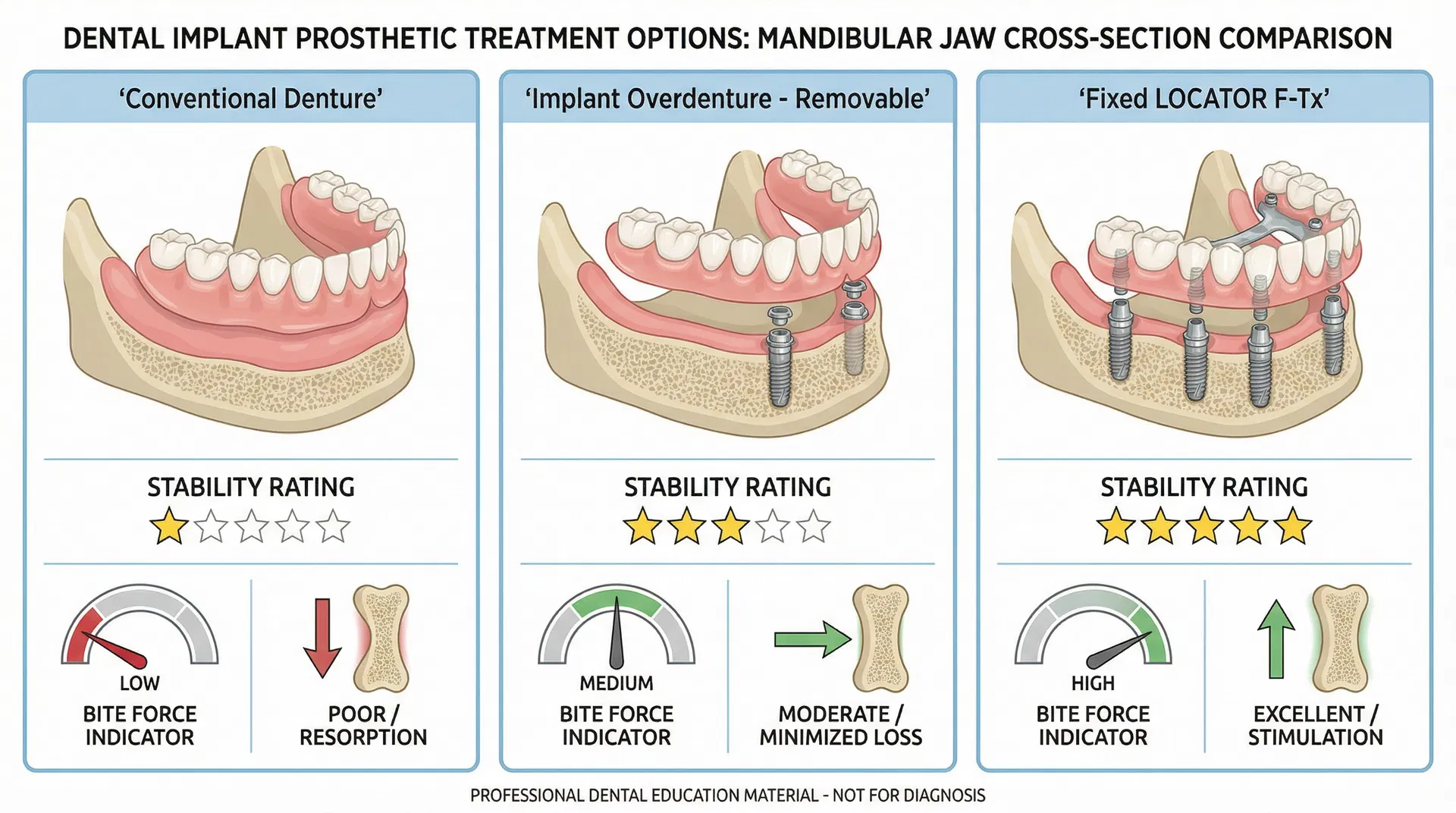 Treatment Options Comparison — Three Pathways